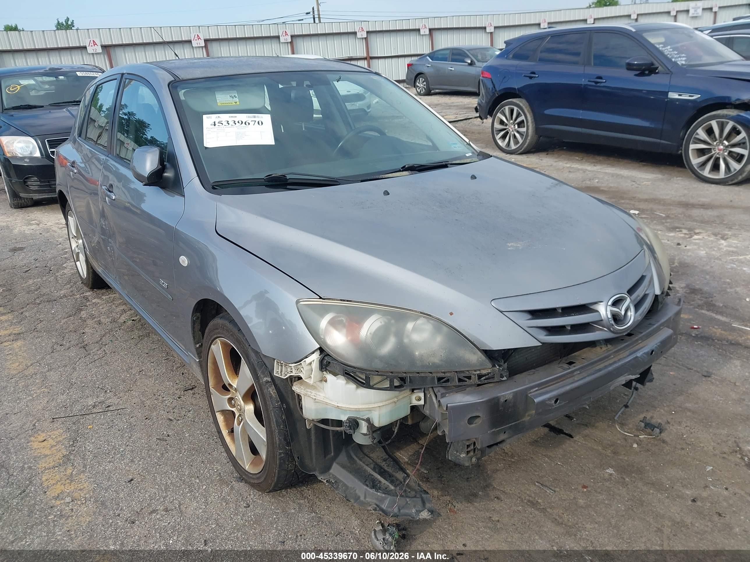 2006 Mazda Mazda3 S Gray vin: JM1BK143361476386
