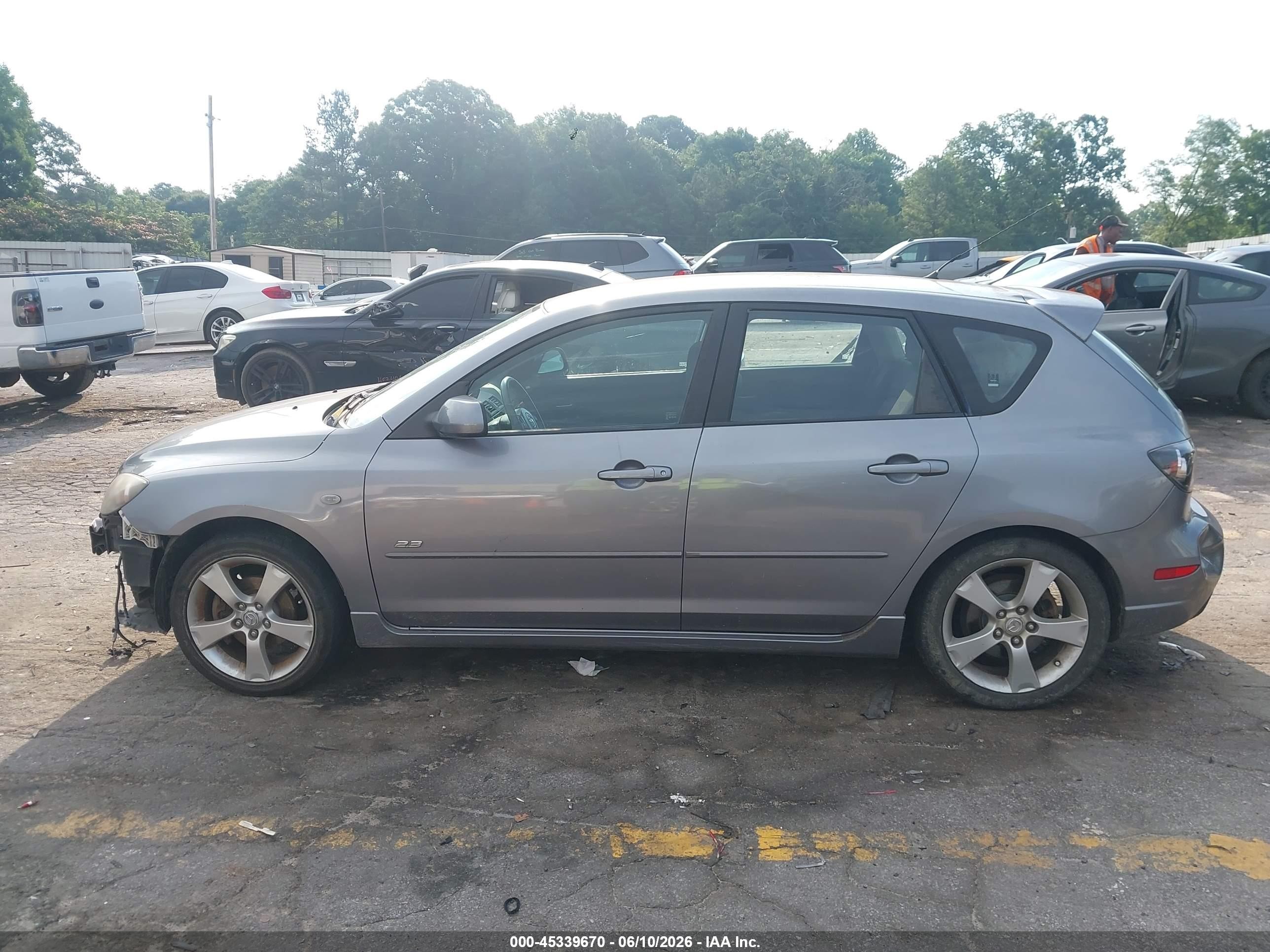 2006 Mazda Mazda3 S Gray vin: JM1BK143361476386