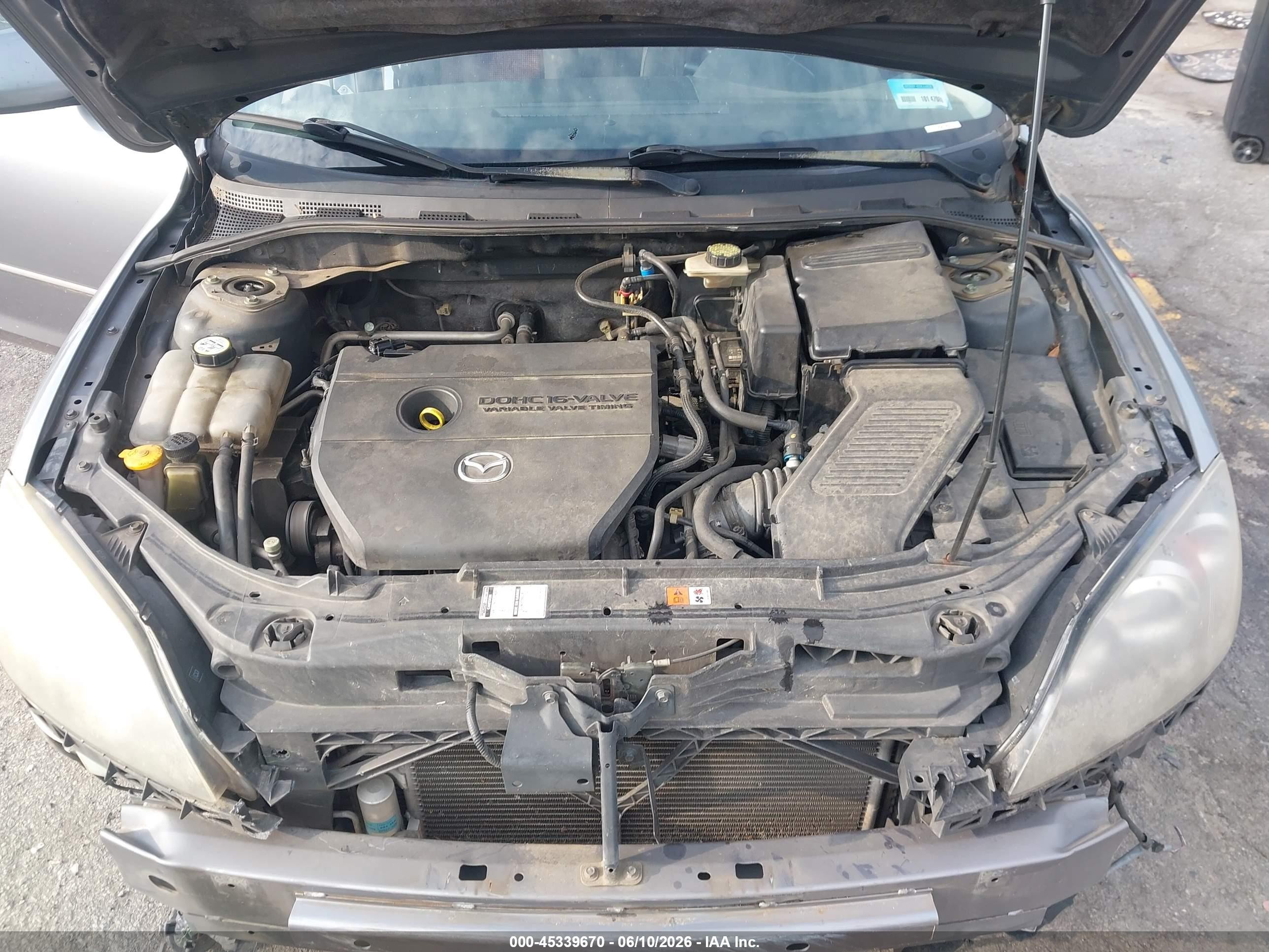 2006 Mazda Mazda3 S Gray vin: JM1BK143361476386