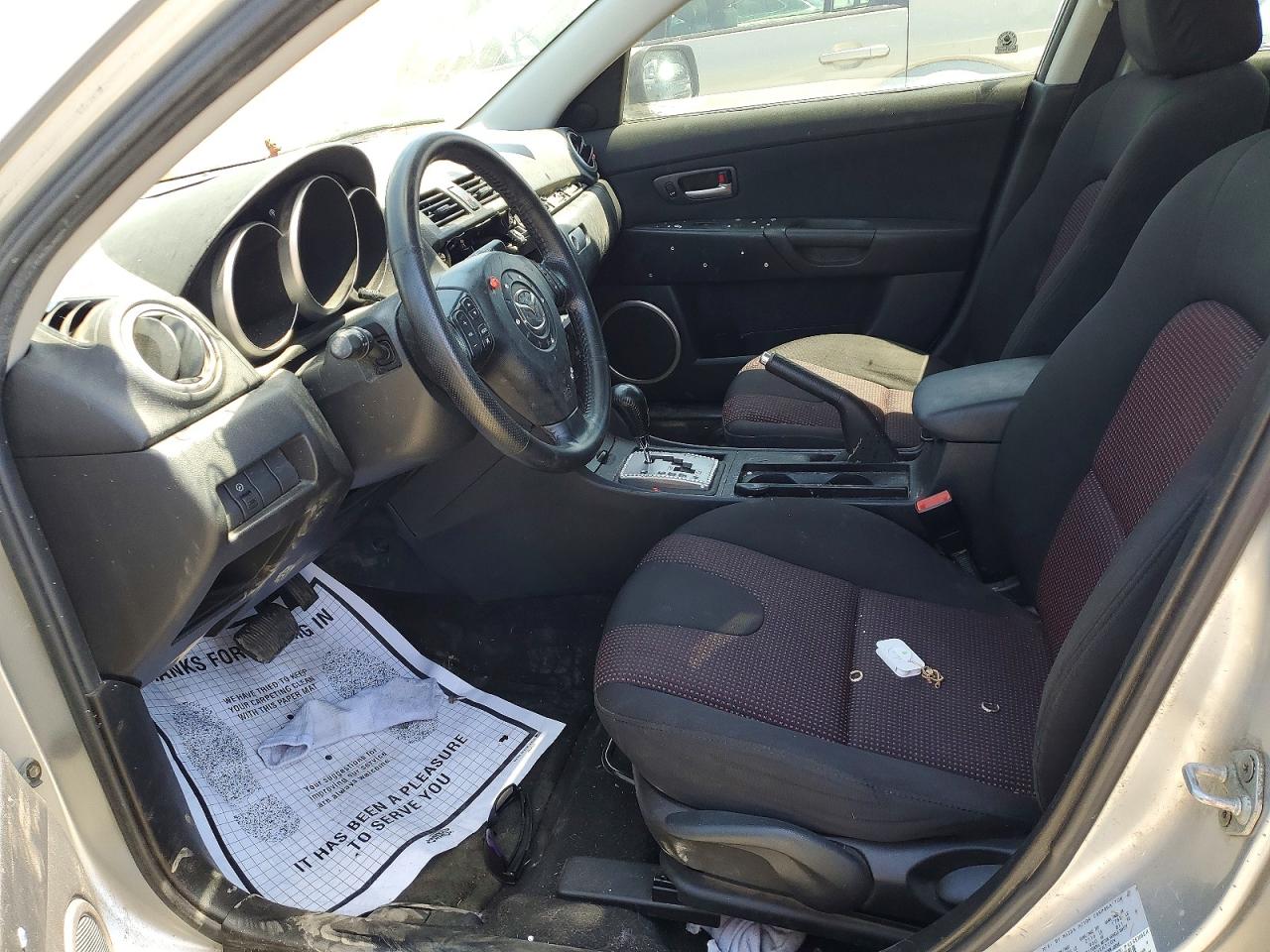 2004 Mazda 3 Hatchback Silver vin: JM1BK143441180080