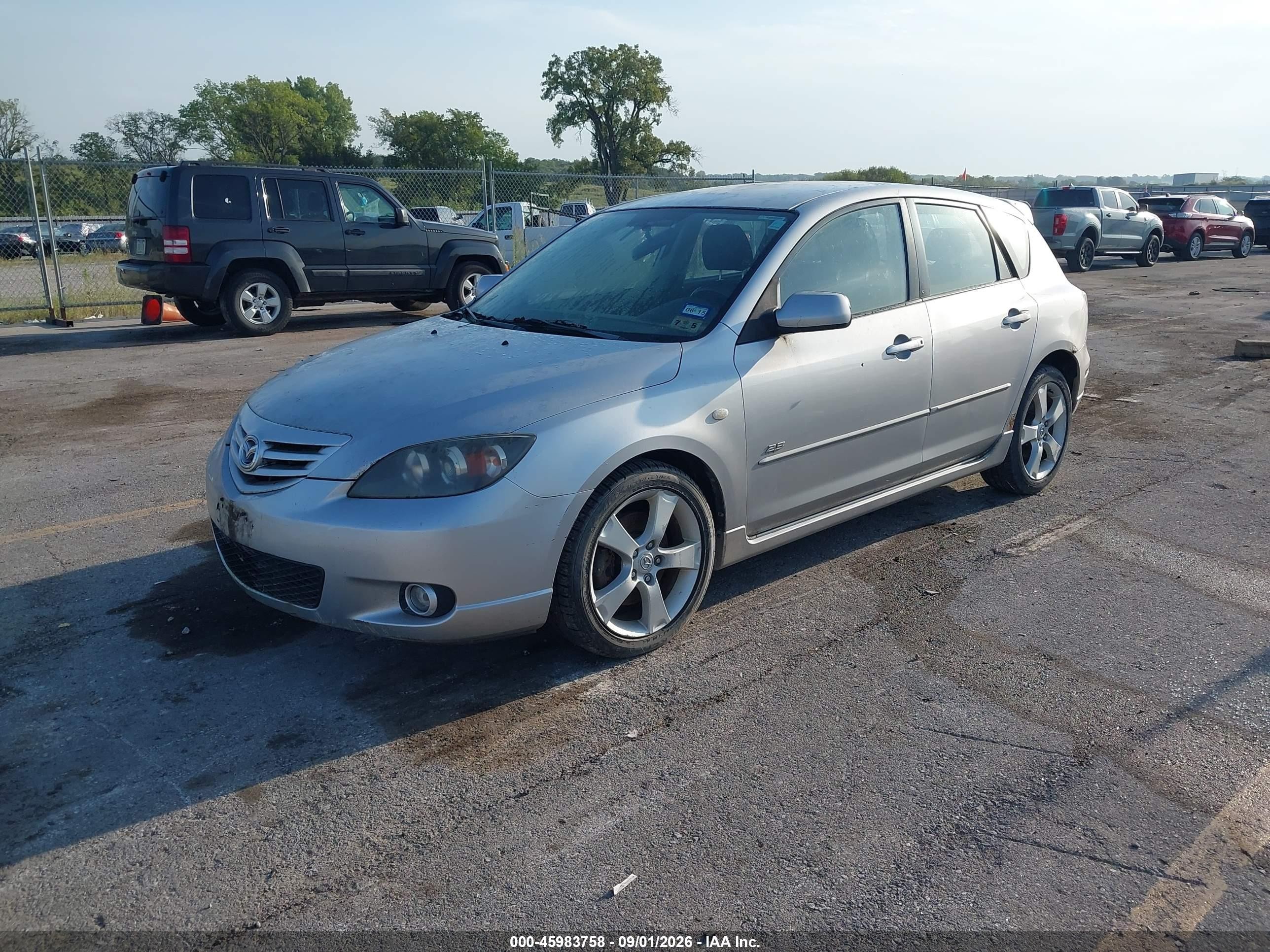 2006 Mazda Mazda3 S Silver vin: JM1BK143461478292
