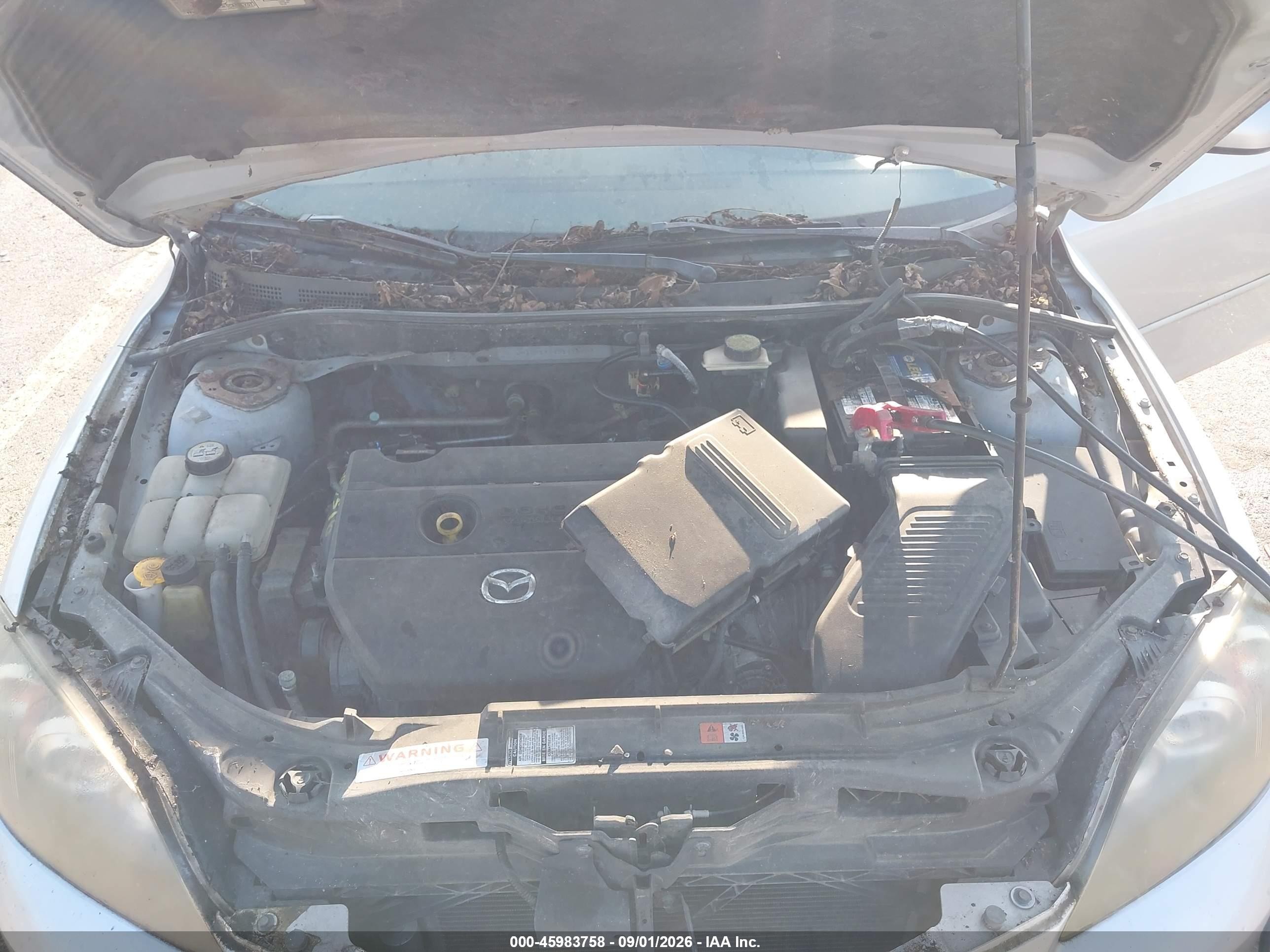 2006 Mazda Mazda3 S Silver vin: JM1BK143461478292