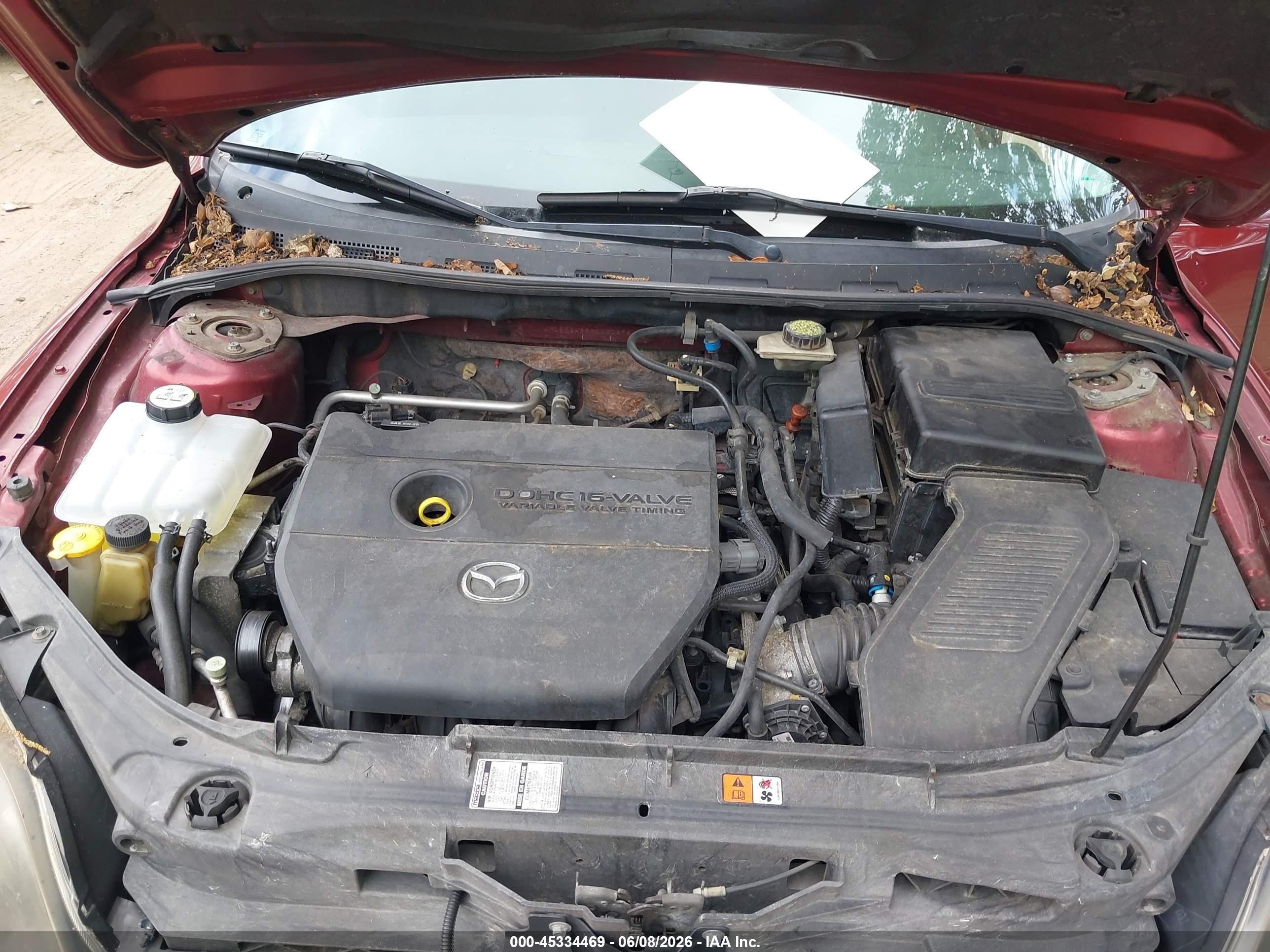 2006 Mazda Mazda3 S Красный vin: JM1BK143561401978