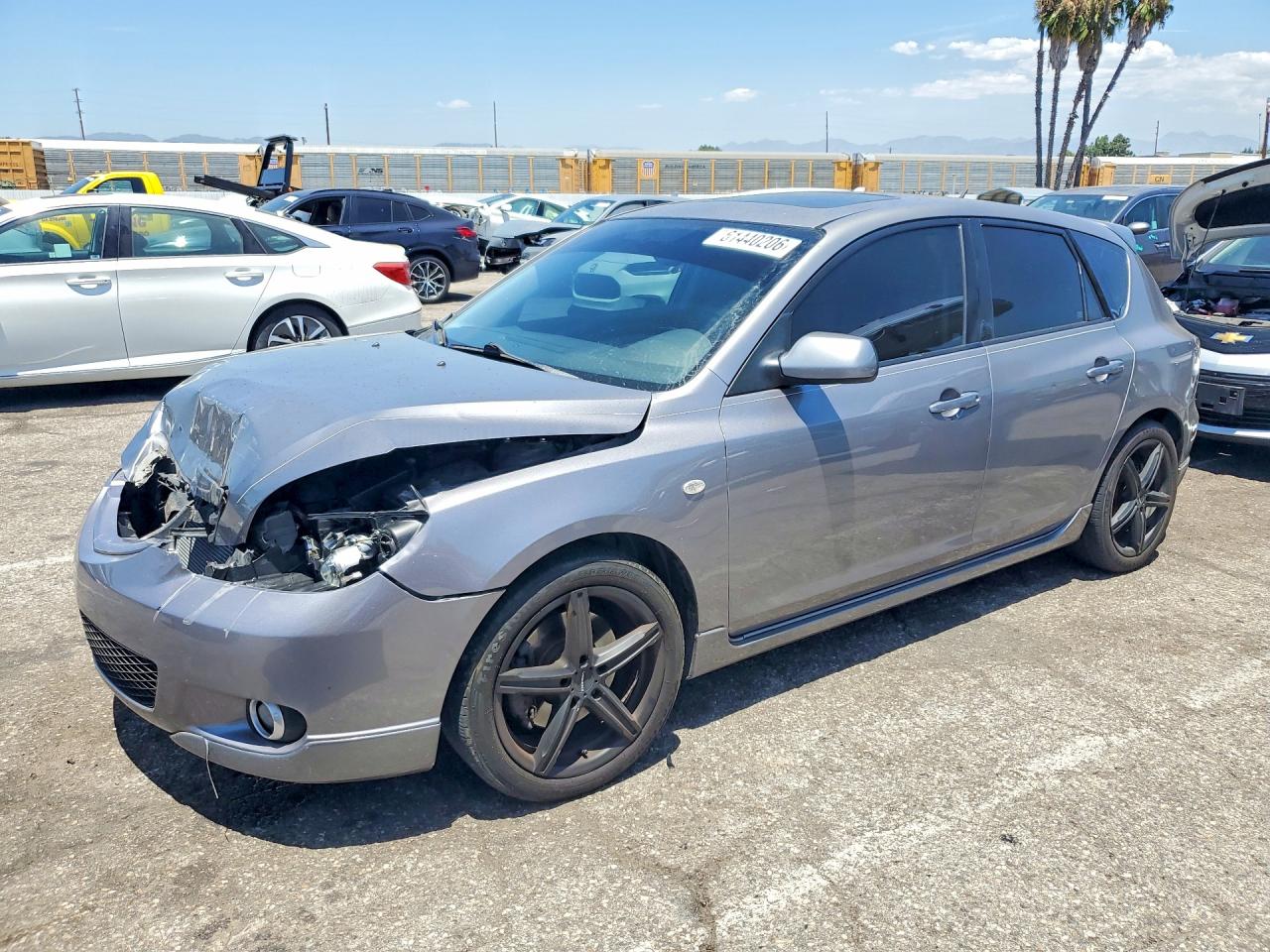 2004 Mazda 3 Hatchback Gray vin: JM1BK143641197754