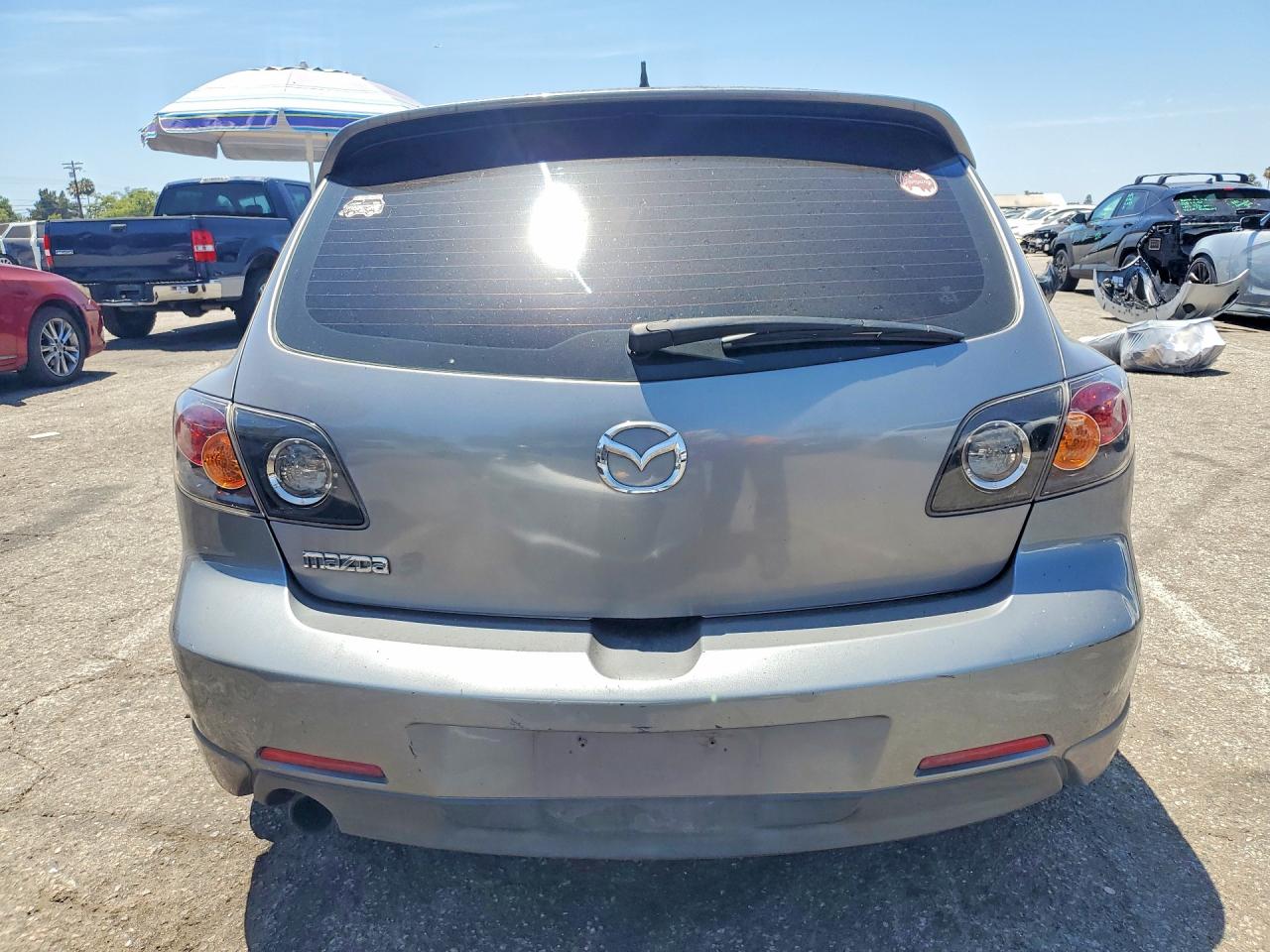 2004 Mazda 3 Hatchback Gray vin: JM1BK143641197754