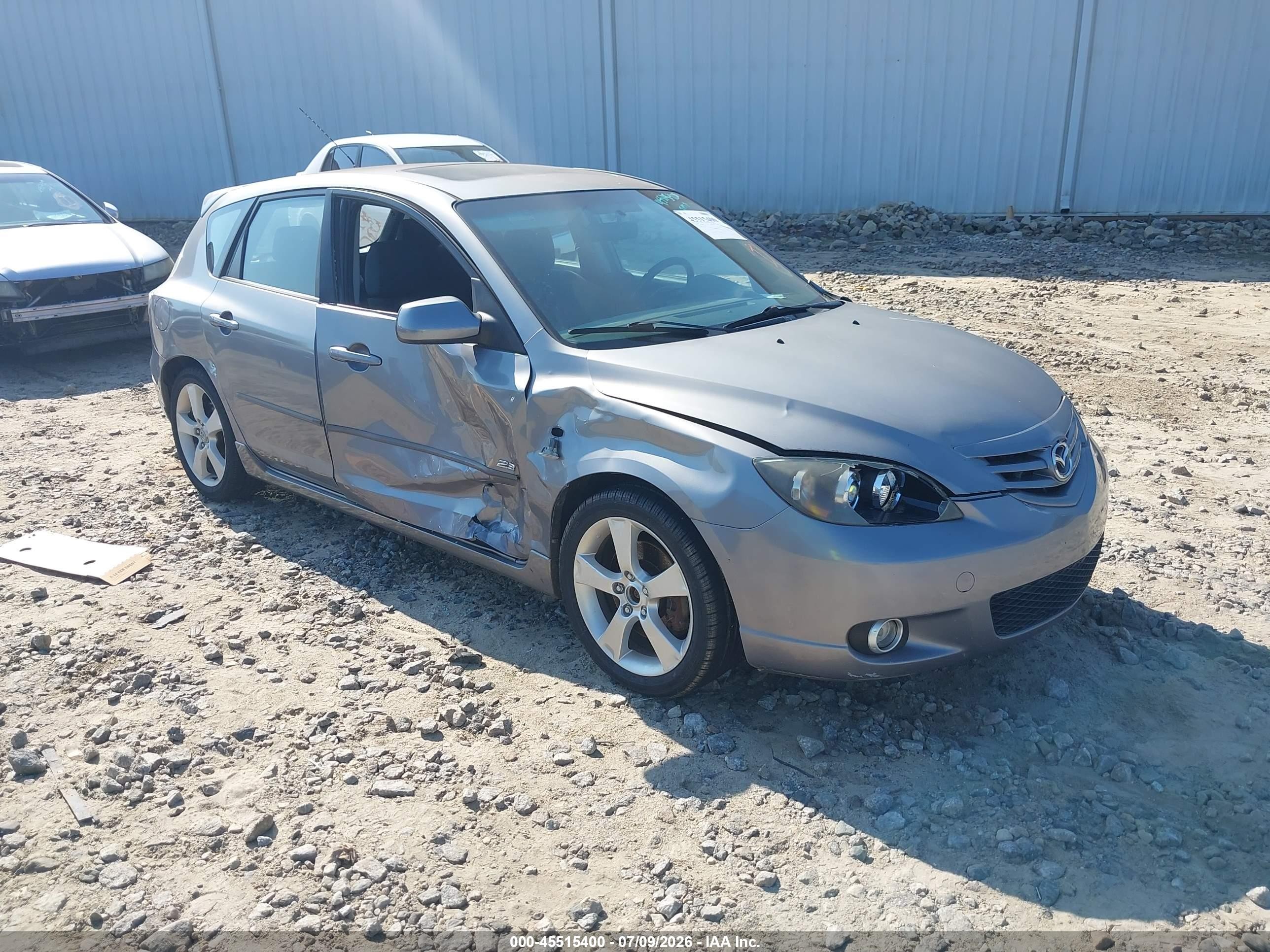 2005 Mazda Mazda3 S Gray vin: JM1BK143651332880