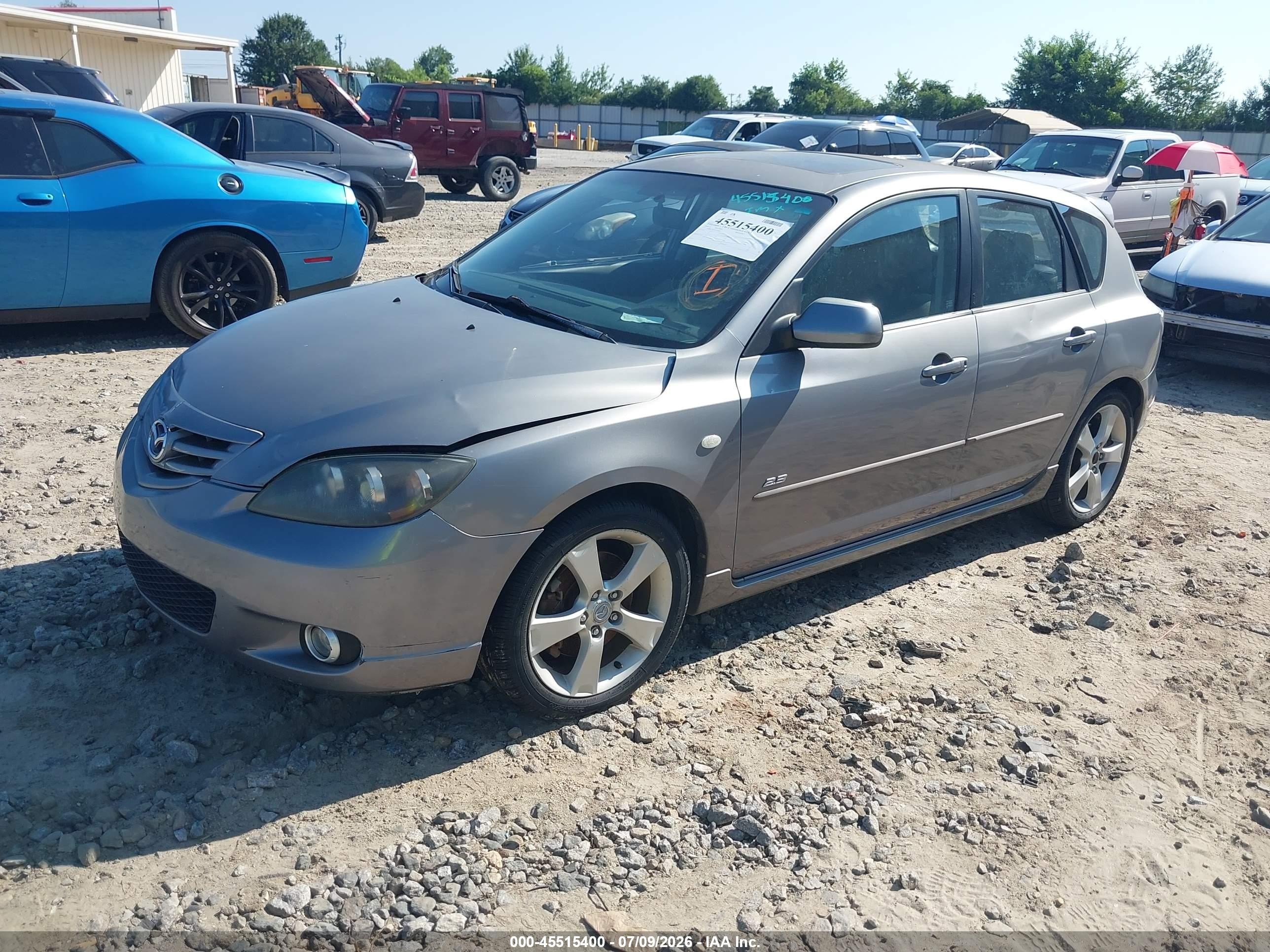 2005 Mazda Mazda3 S Gray vin: JM1BK143651332880