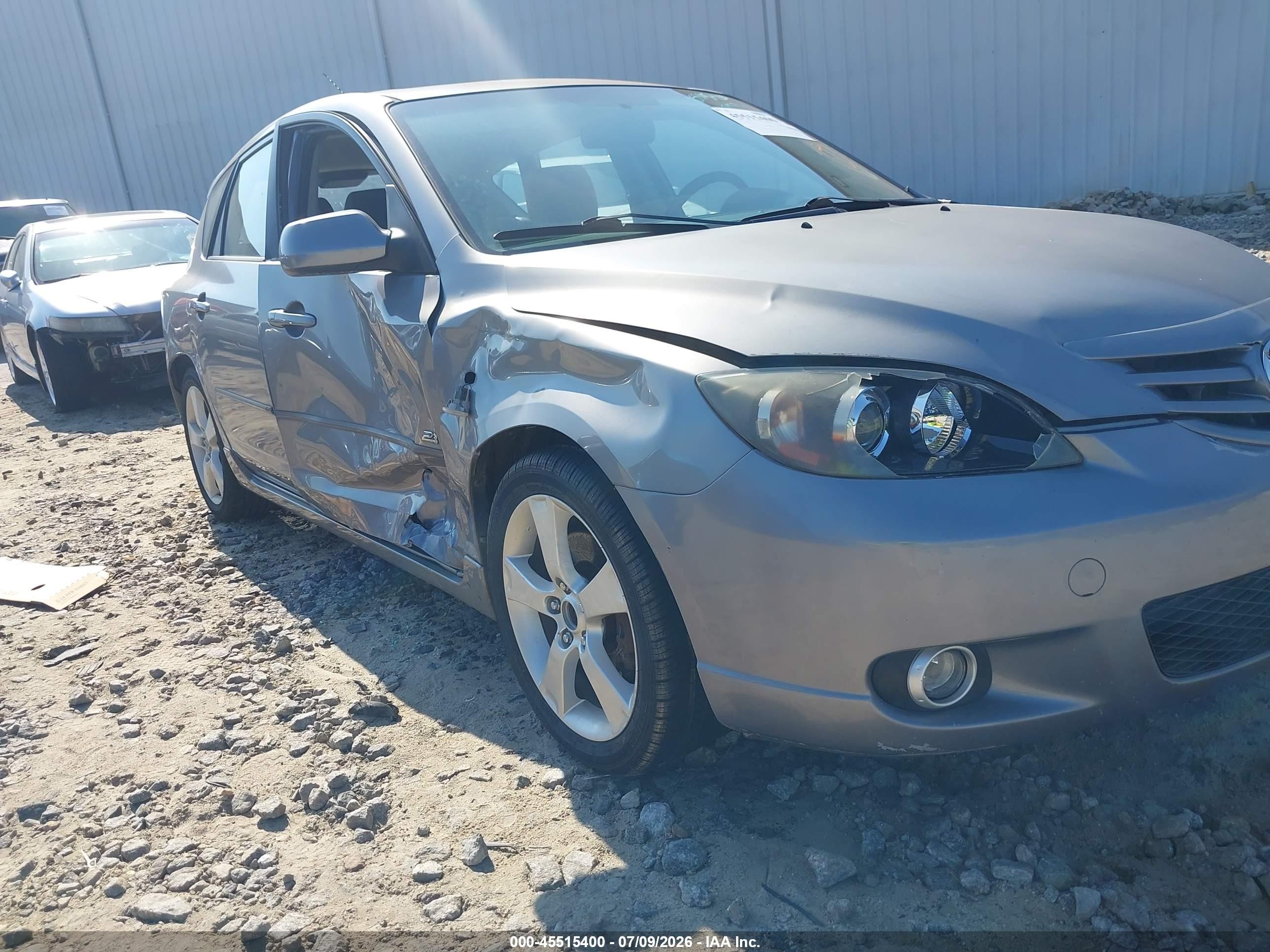 2005 Mazda Mazda3 S Gray vin: JM1BK143651332880