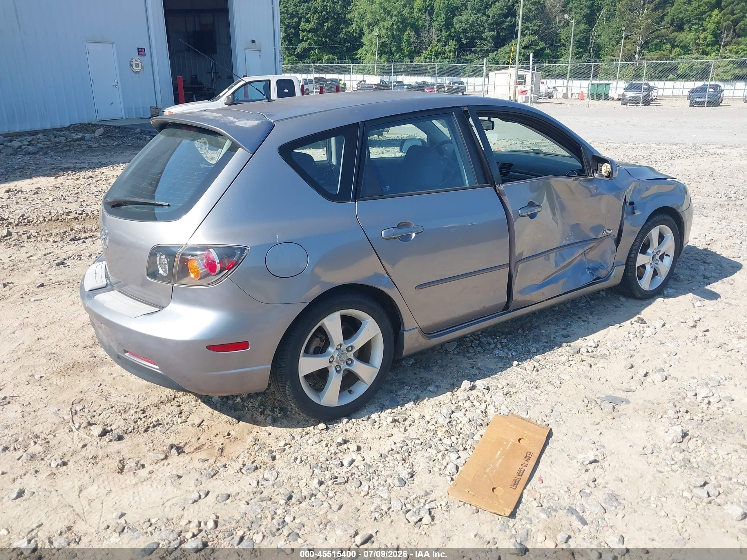 2005 Mazda Mazda3 S Gray vin: JM1BK143651332880