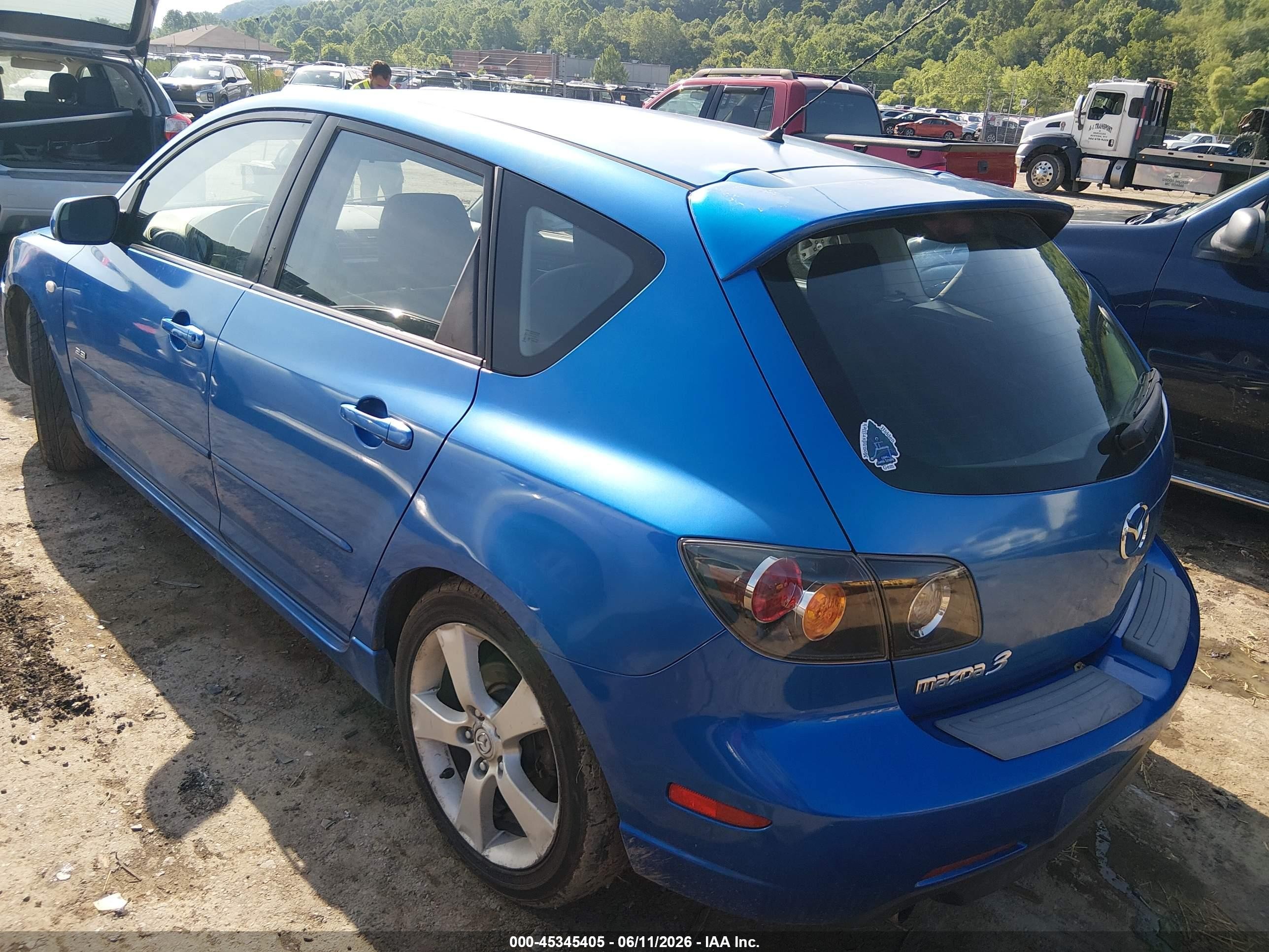 2005 Mazda Mazda3 S Синий vin: JM1BK143651344625