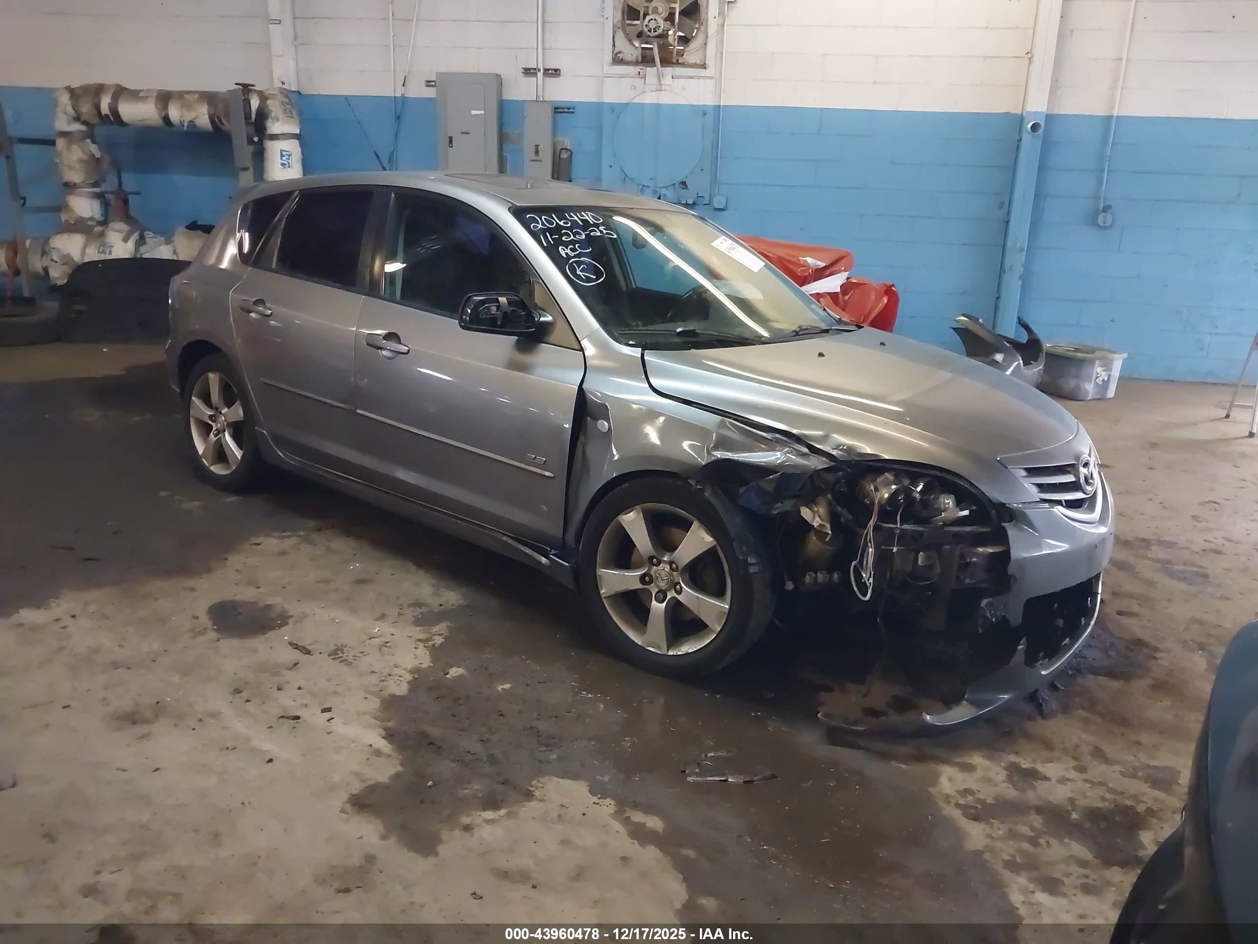 2006 Mazda Mazda3 S Gray vin: JM1BK143661432527