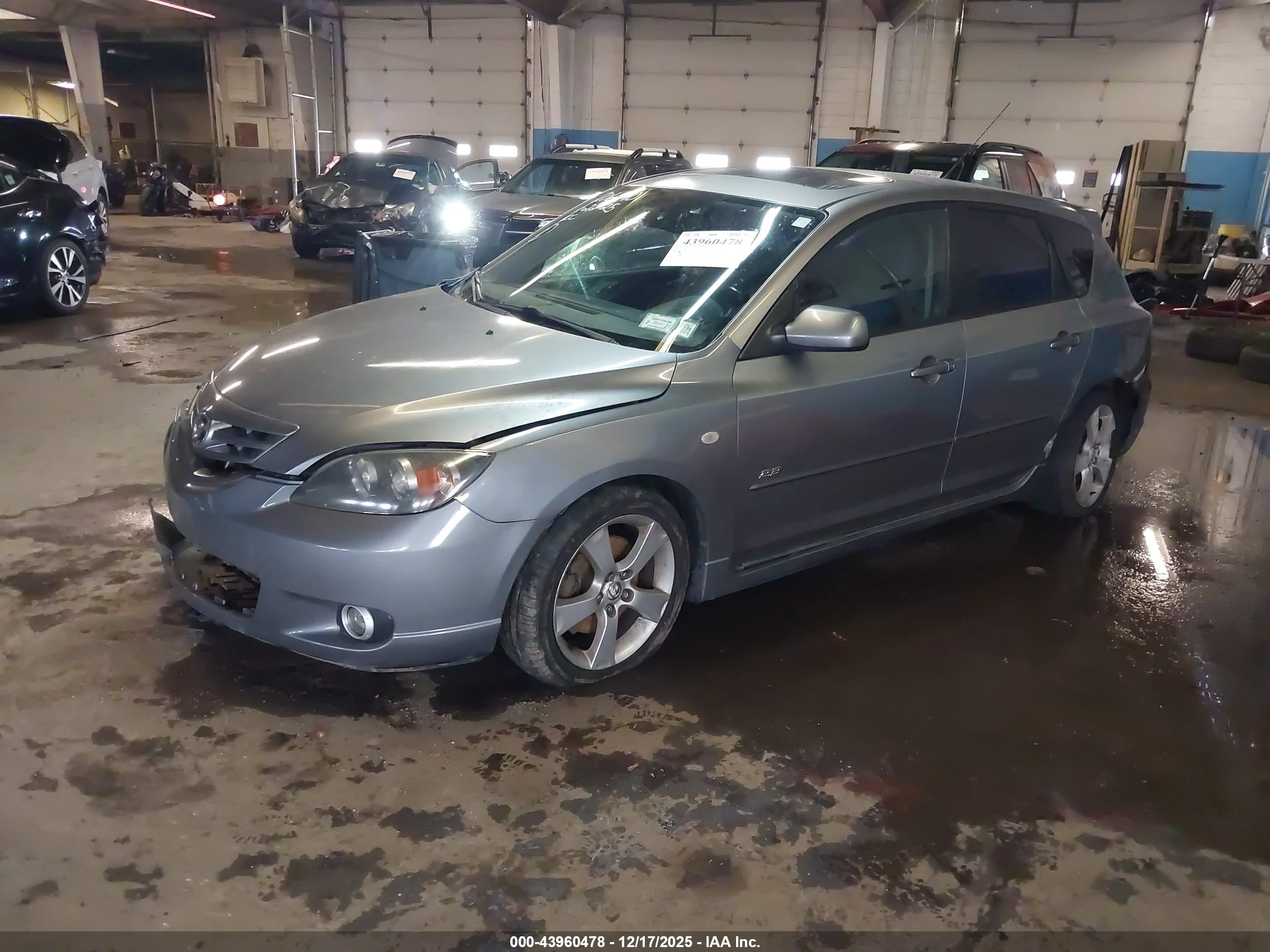 2006 Mazda Mazda3 S Gray vin: JM1BK143661432527