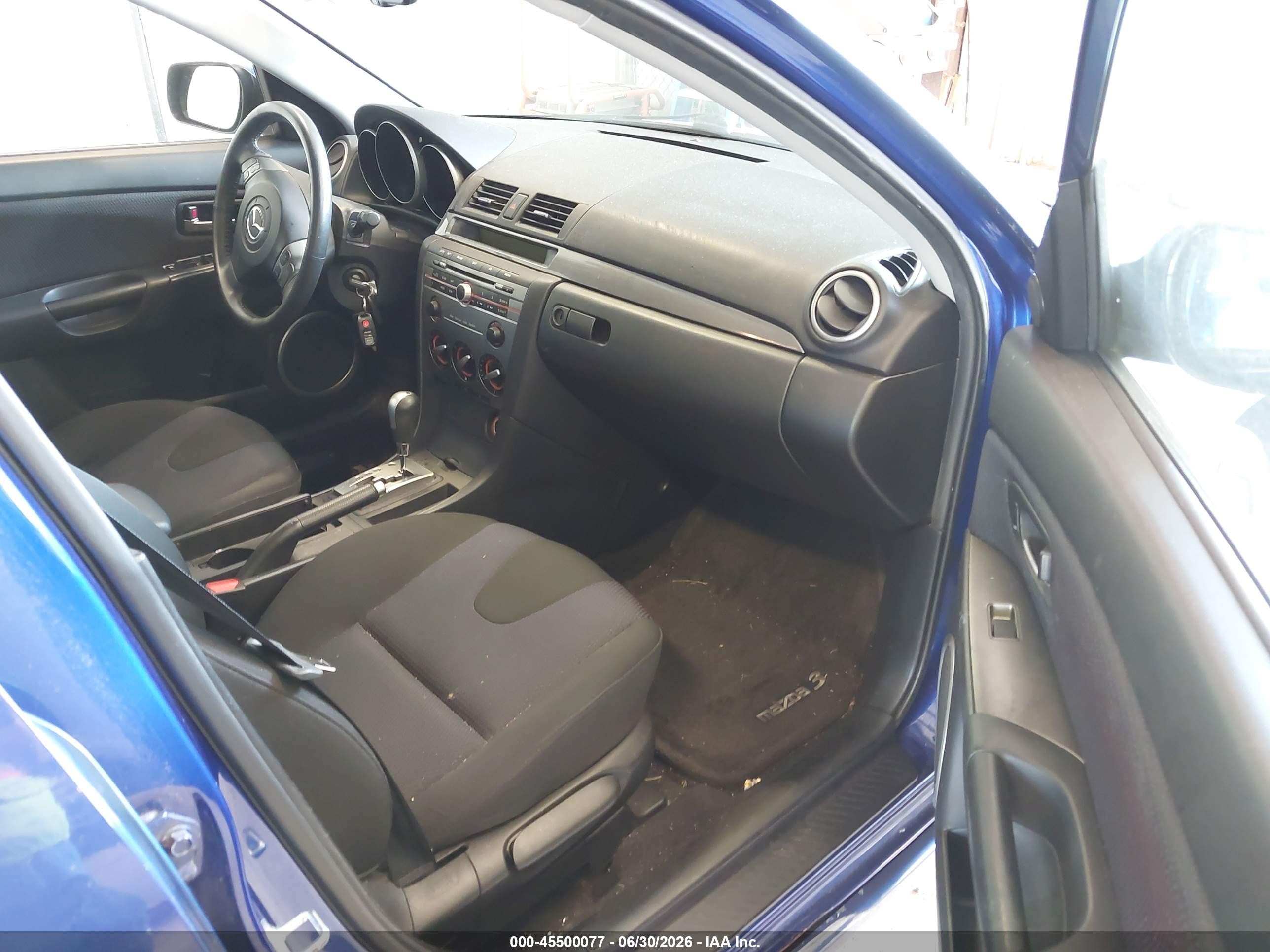 2007 Mazda Mazda3 S Sport Blue vin: JM1BK143671663316