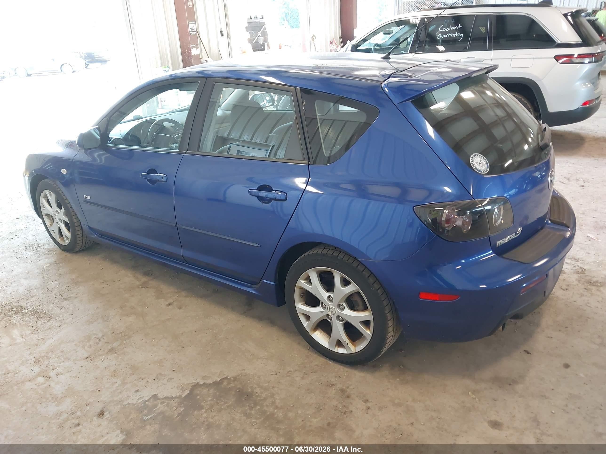 2007 Mazda Mazda3 S Sport Blue vin: JM1BK143671663316