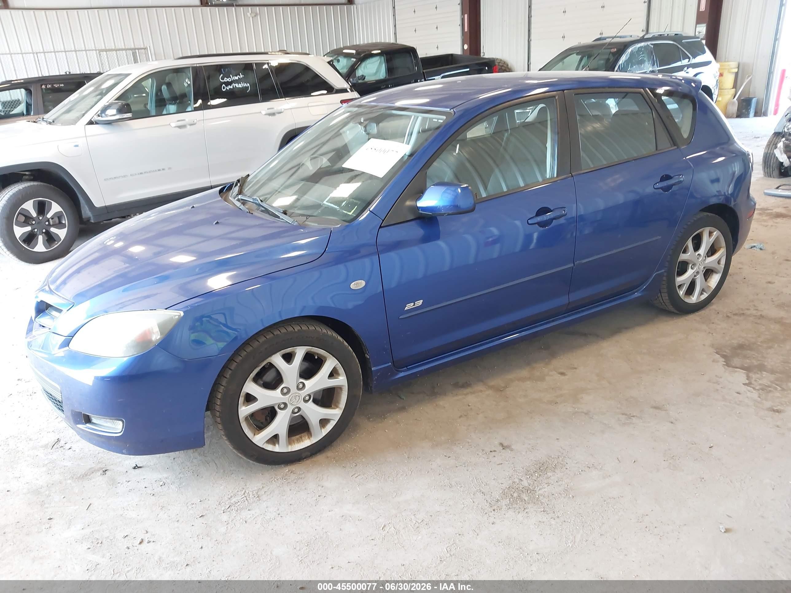 2007 Mazda Mazda3 S Sport Blue vin: JM1BK143671663316