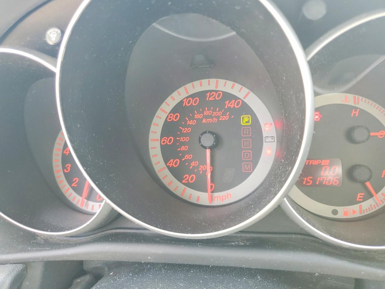 2007 Mazda 3 Hatchback Blue vin: JM1BK143671743442