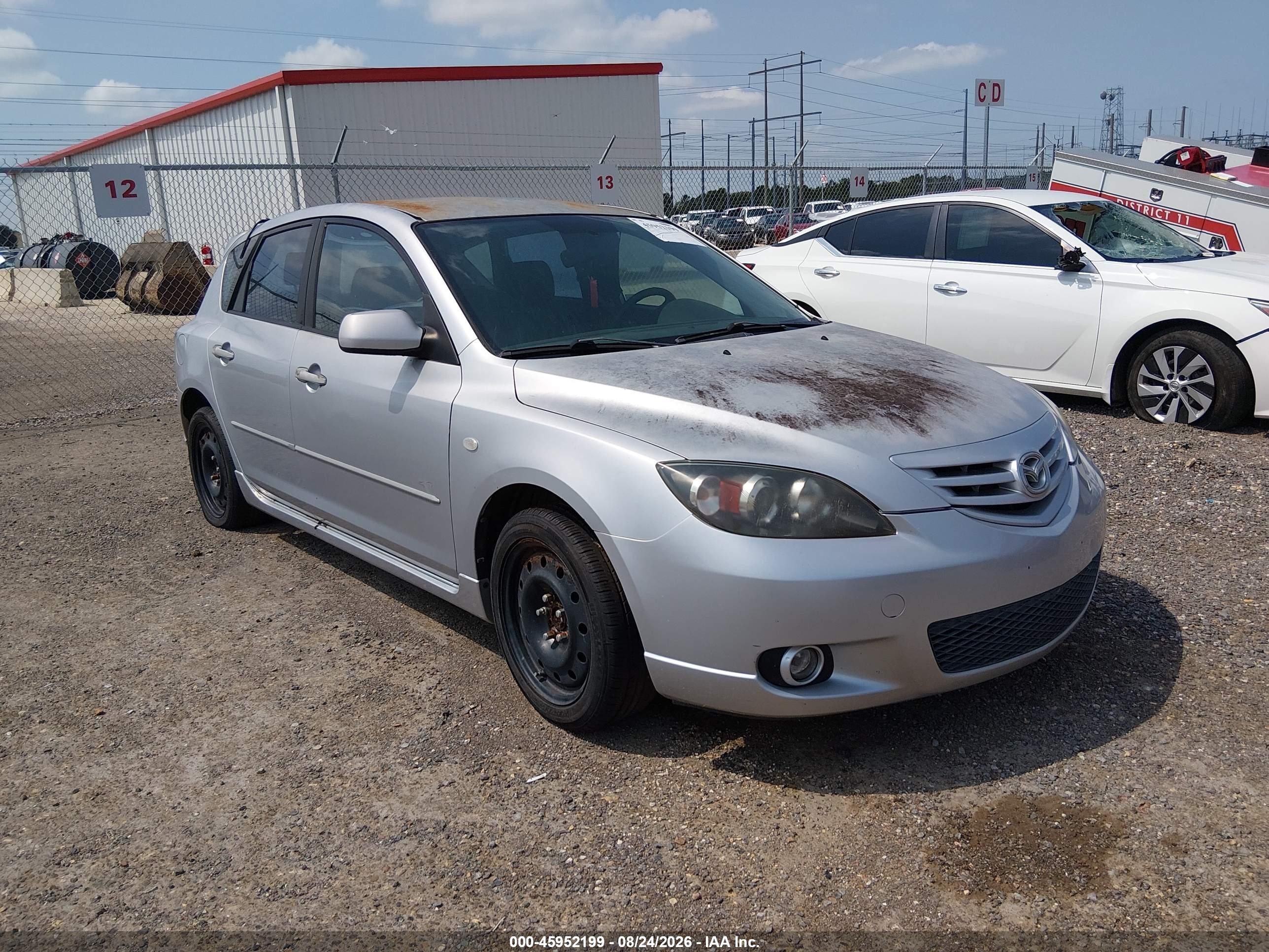 2006 Mazda Mazda3 S Silver vin: JM1BK143861433405
