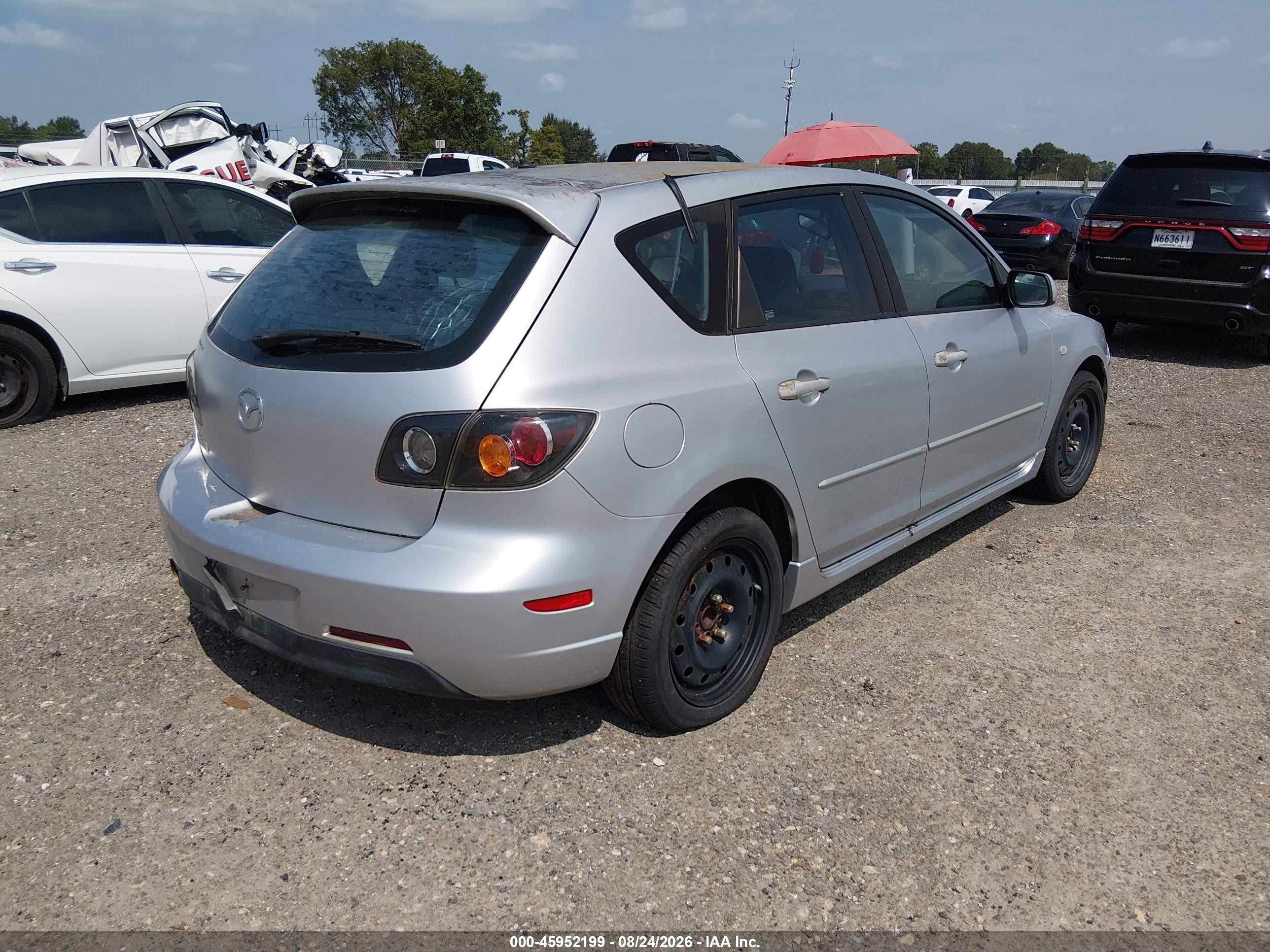 2006 Mazda Mazda3 S Silver vin: JM1BK143861433405