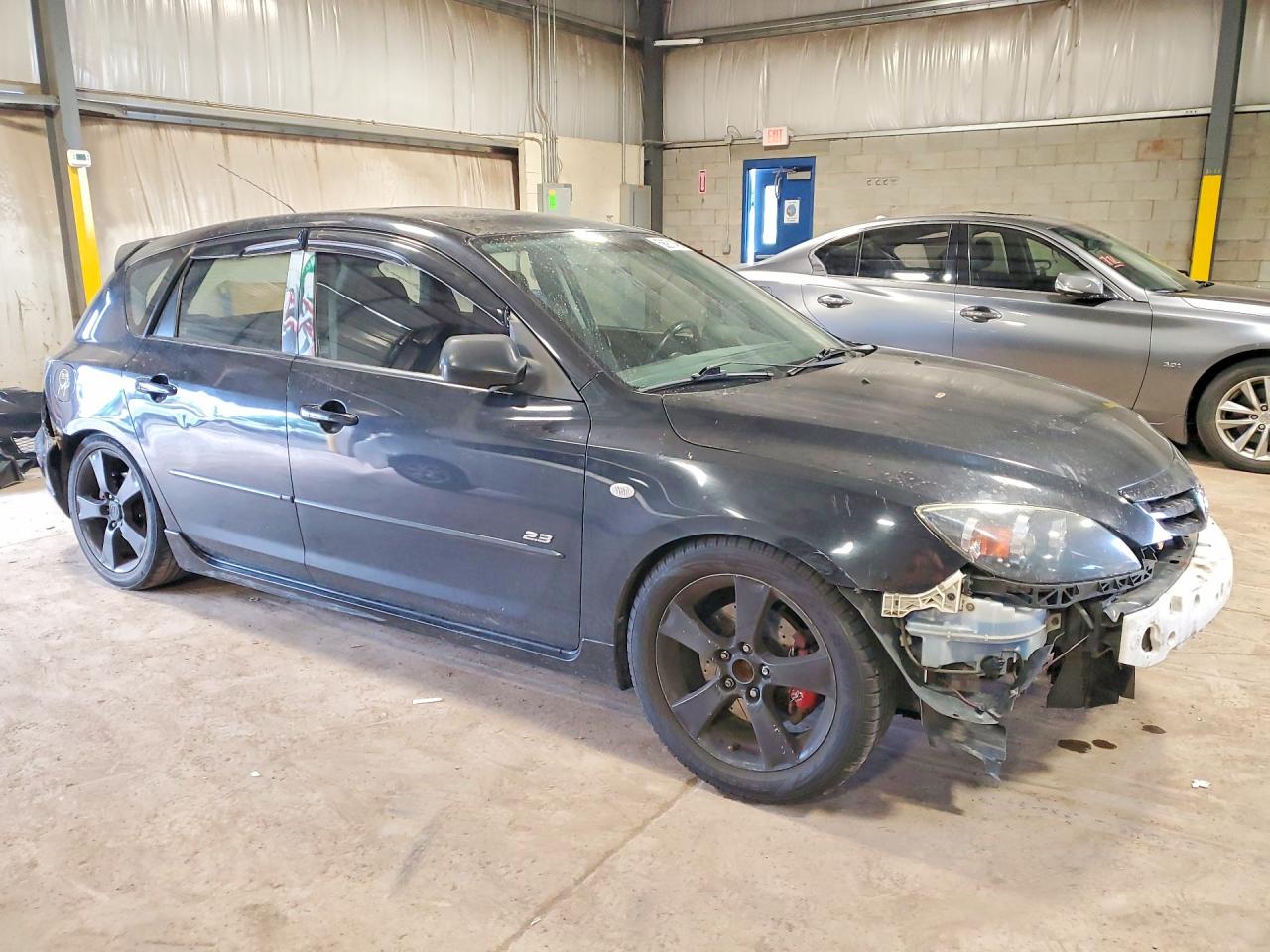 2005 Mazda 3 Hatchback Black vin: JM1BK143X51246231