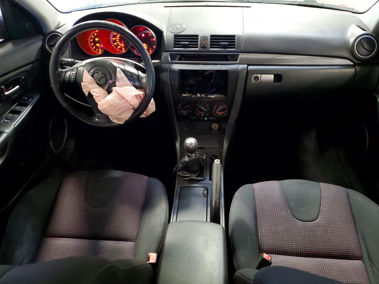 2005 Mazda 3 Hatchback Black vin: JM1BK143X51246231