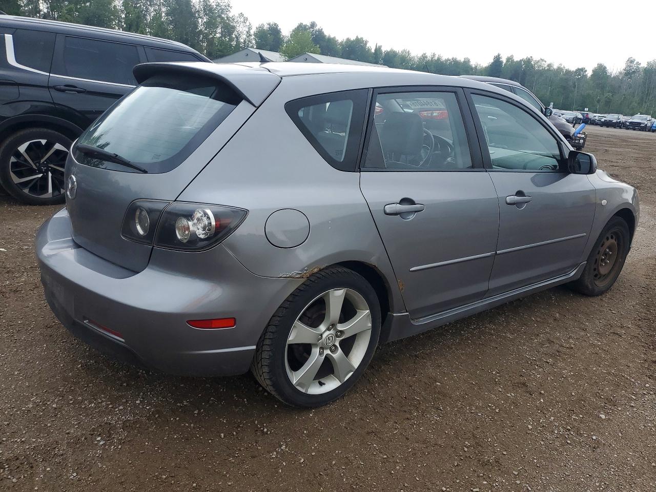 2006 Mazda 3 Hatchback Silver vin: JM1BK143X61446043