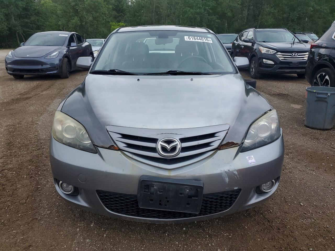 2006 Mazda 3 Hatchback Silver vin: JM1BK143X61446043