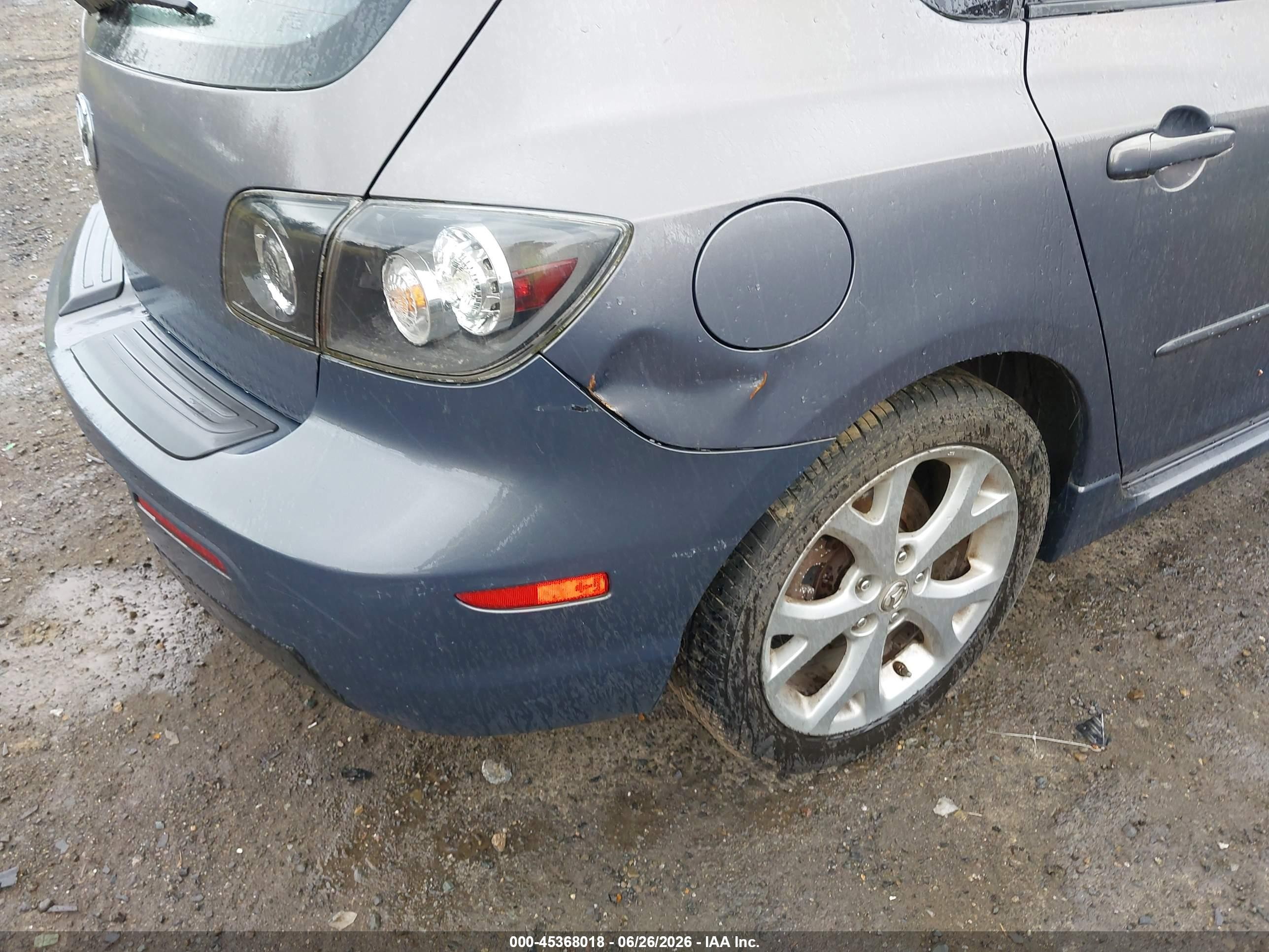 2007 Mazda Mazda3 S Sport Gray vin: JM1BK143X71666865