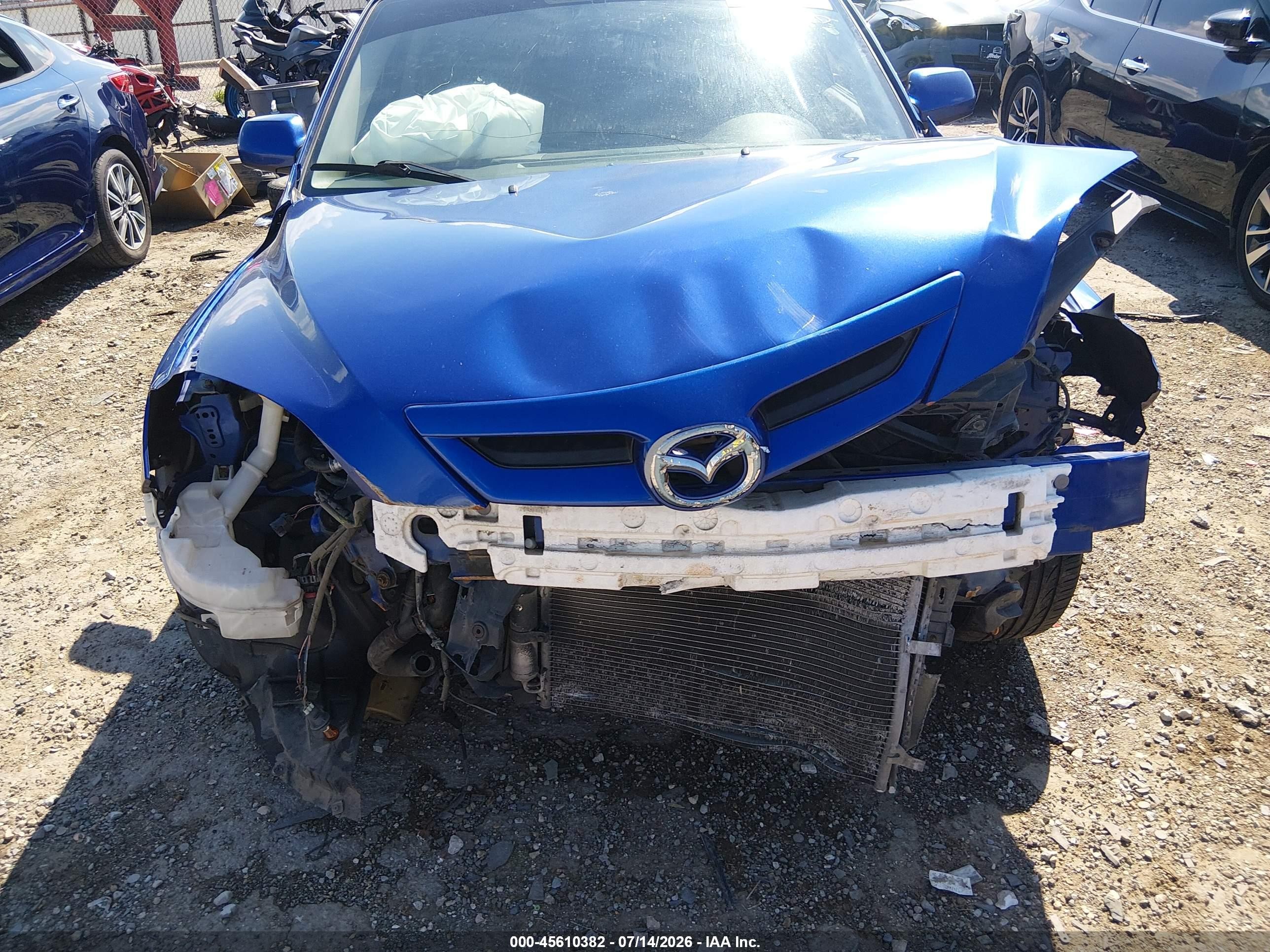 2007 Mazda Mazda3 S Sport Blue vin: JM1BK143X71683066