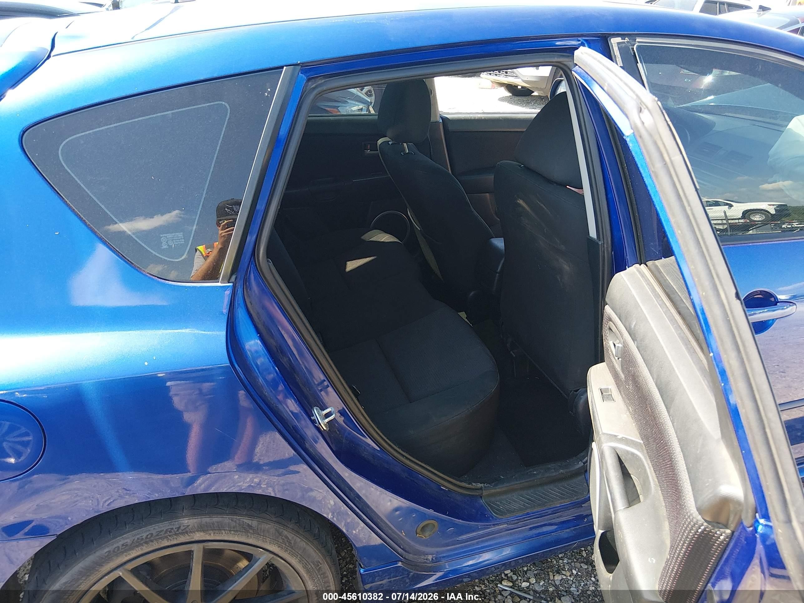 2007 Mazda Mazda3 S Sport Blue vin: JM1BK143X71683066
