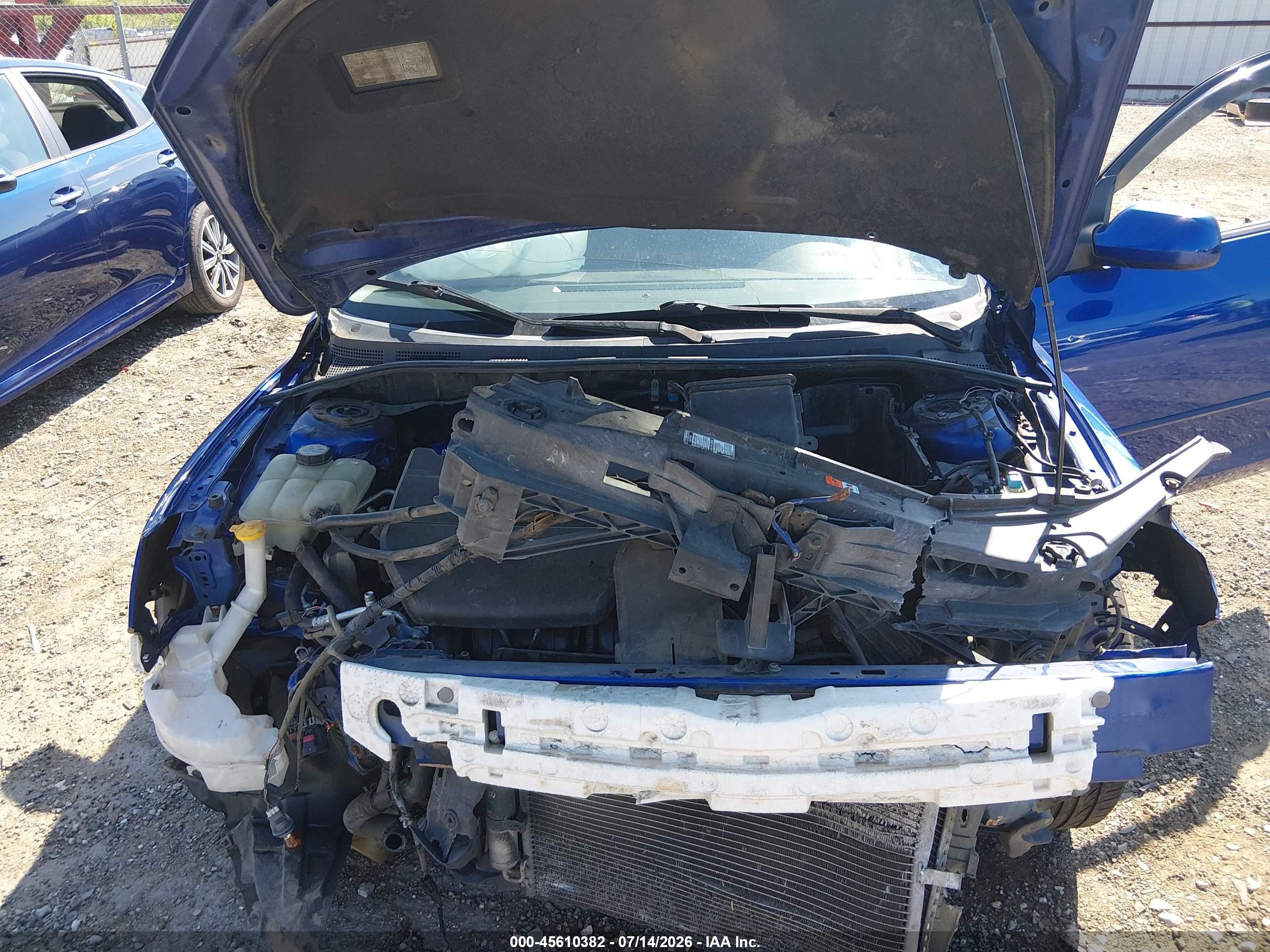 2007 Mazda Mazda3 S Sport Blue vin: JM1BK143X71683066