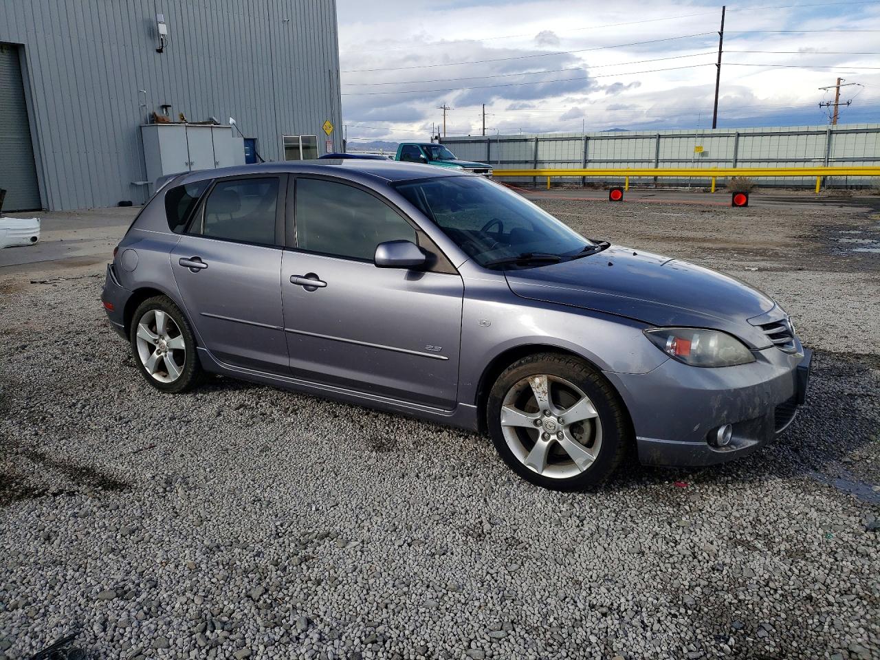 2006 Mazda 3 Hatchback Gray vin: JM1BK144561434455