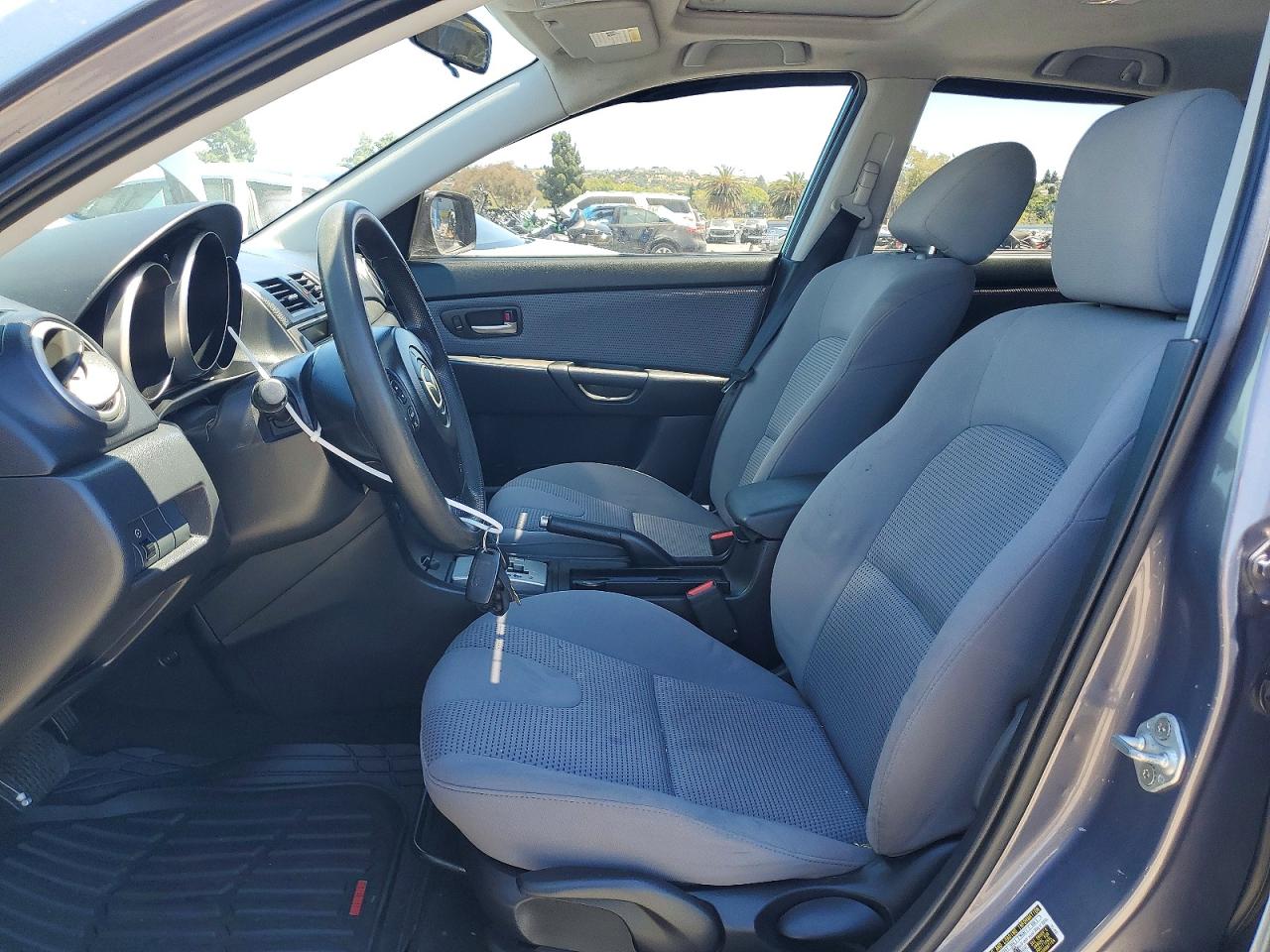 2007 Mazda 3 Hatchback Blue vin: JM1BK144571633877
