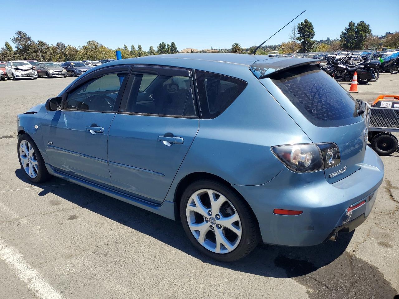 2007 Mazda 3 Hatchback Blue vin: JM1BK144571633877