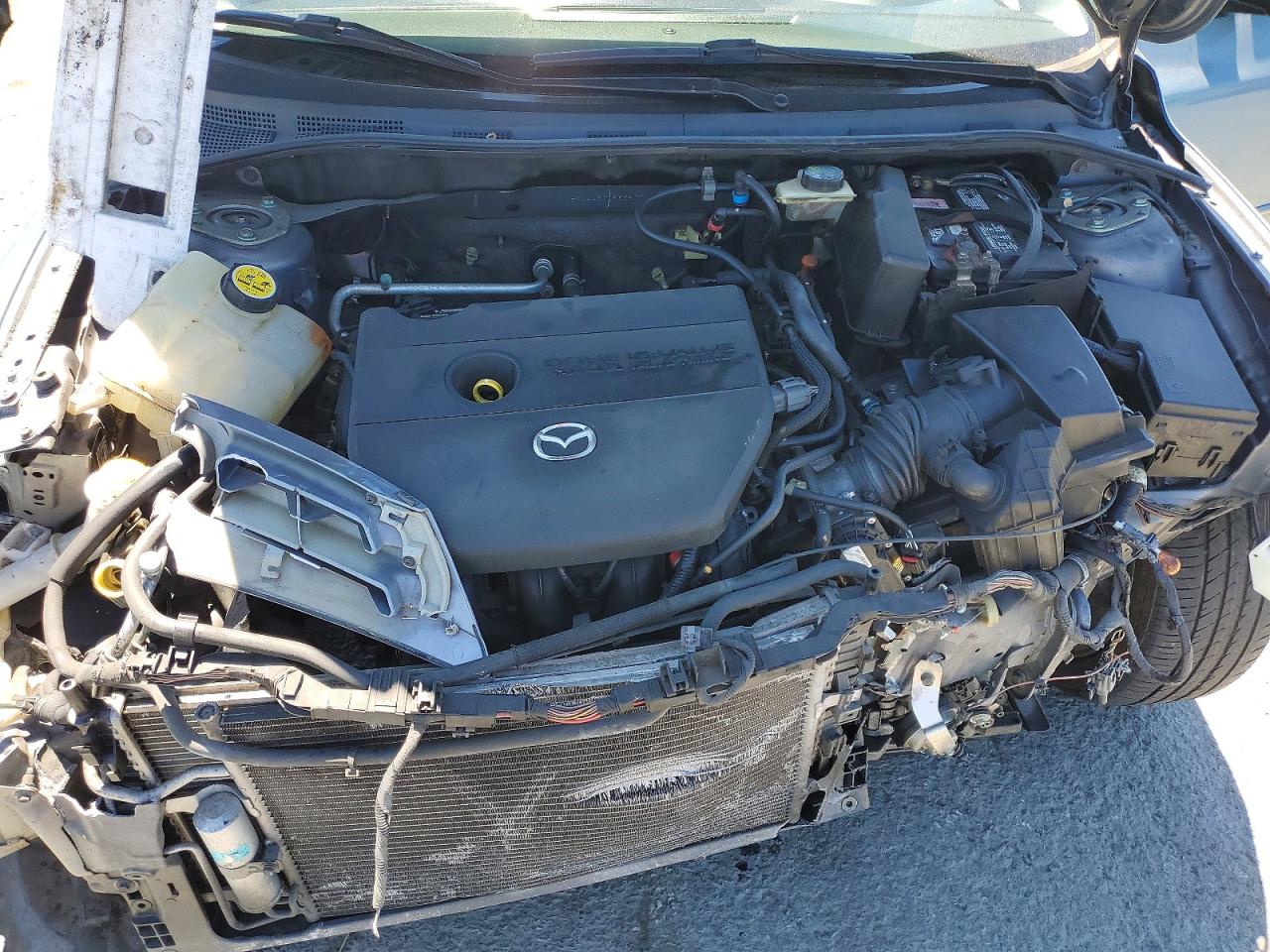 2007 Mazda 3 Hatchback Blue vin: JM1BK144571633877