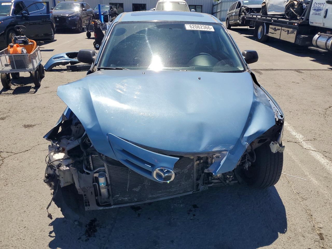 2007 Mazda 3 Hatchback Blue vin: JM1BK144571633877