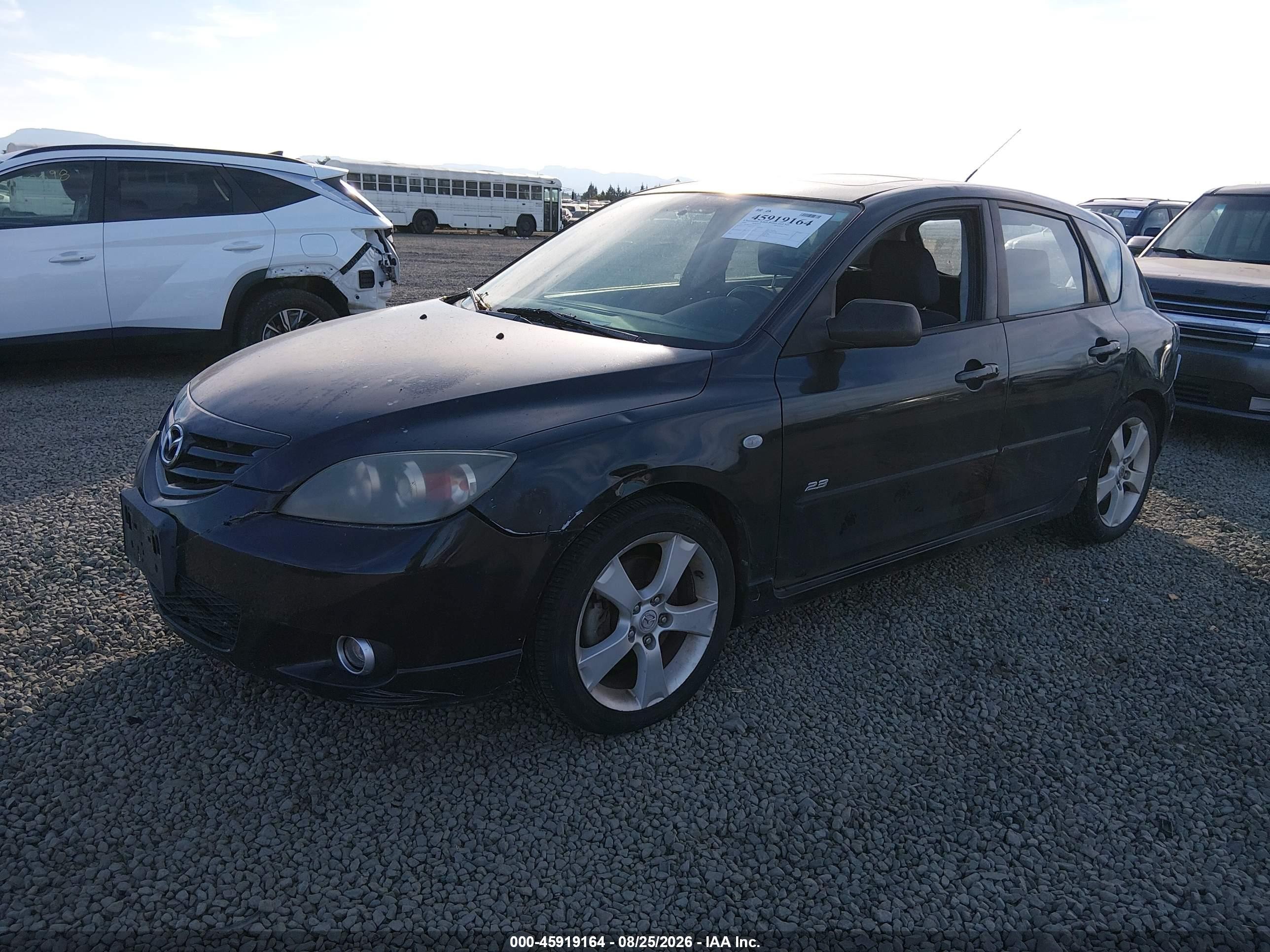 2006 Mazda Mazda3 S Black vin: JM1BK144X61473557