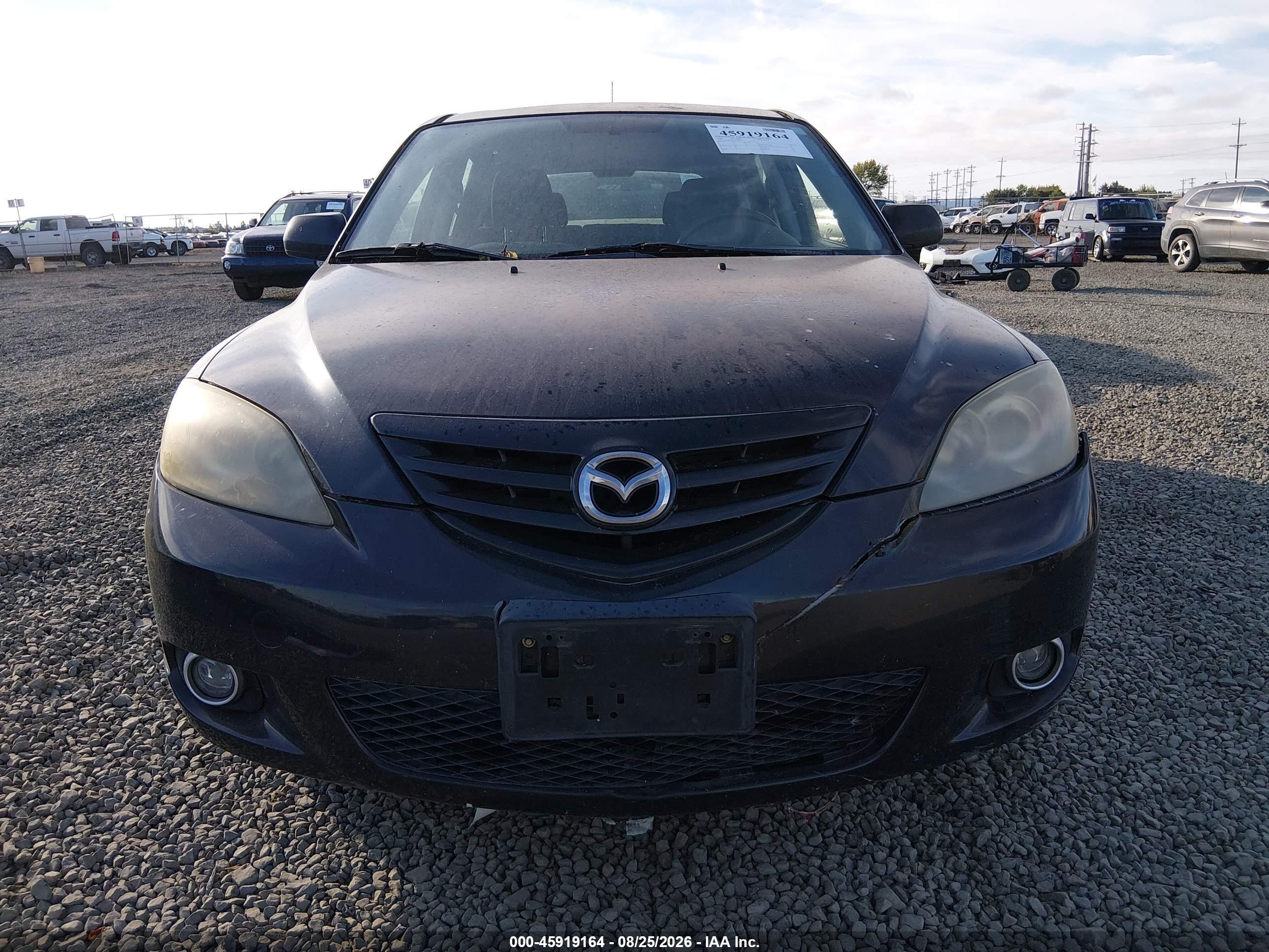 2006 Mazda Mazda3 S Black vin: JM1BK144X61473557