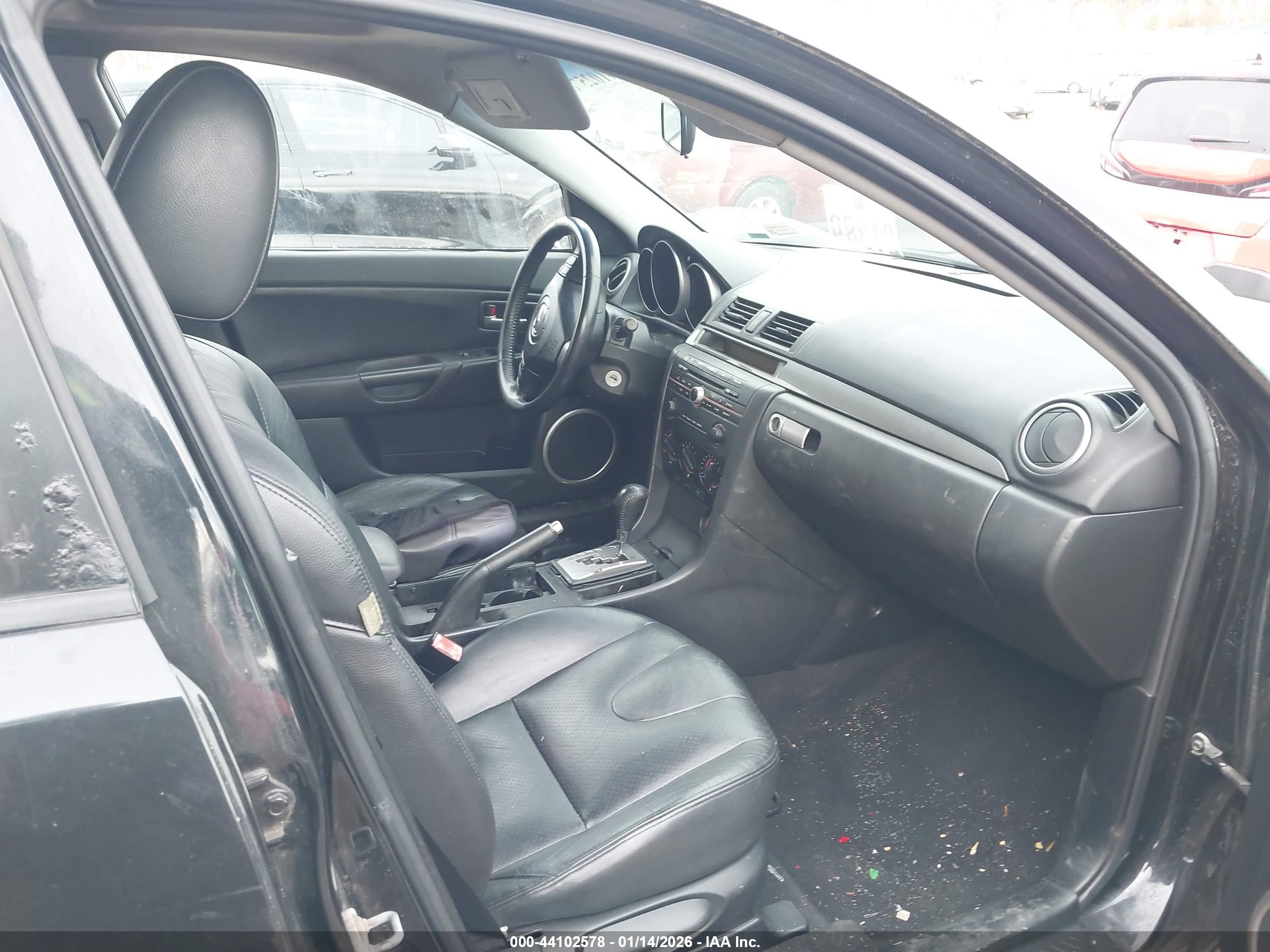 2004 Mazda Mazda3 S Black vin: JM1BK323041216958