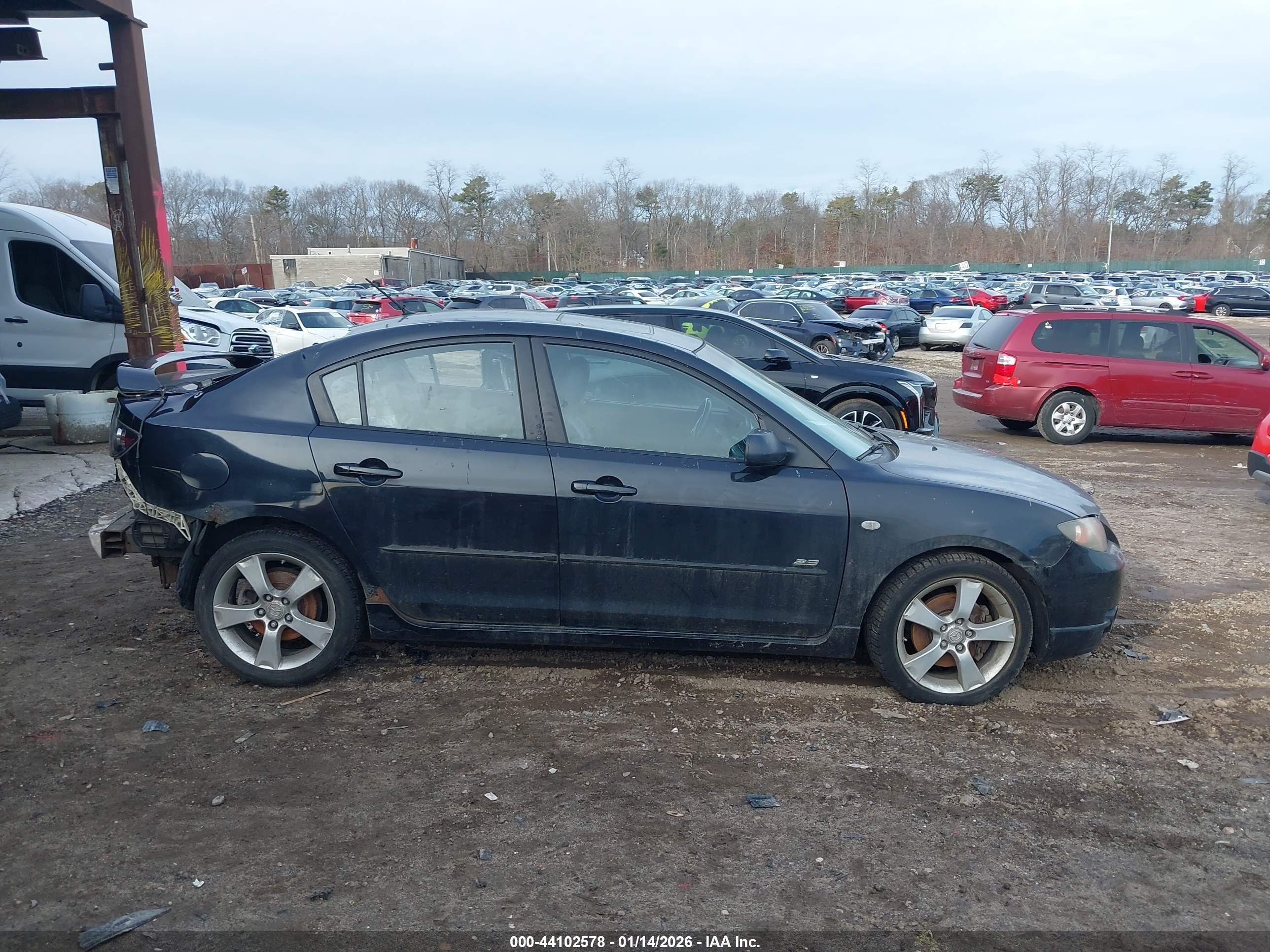 2004 Mazda Mazda3 S Black vin: JM1BK323041216958