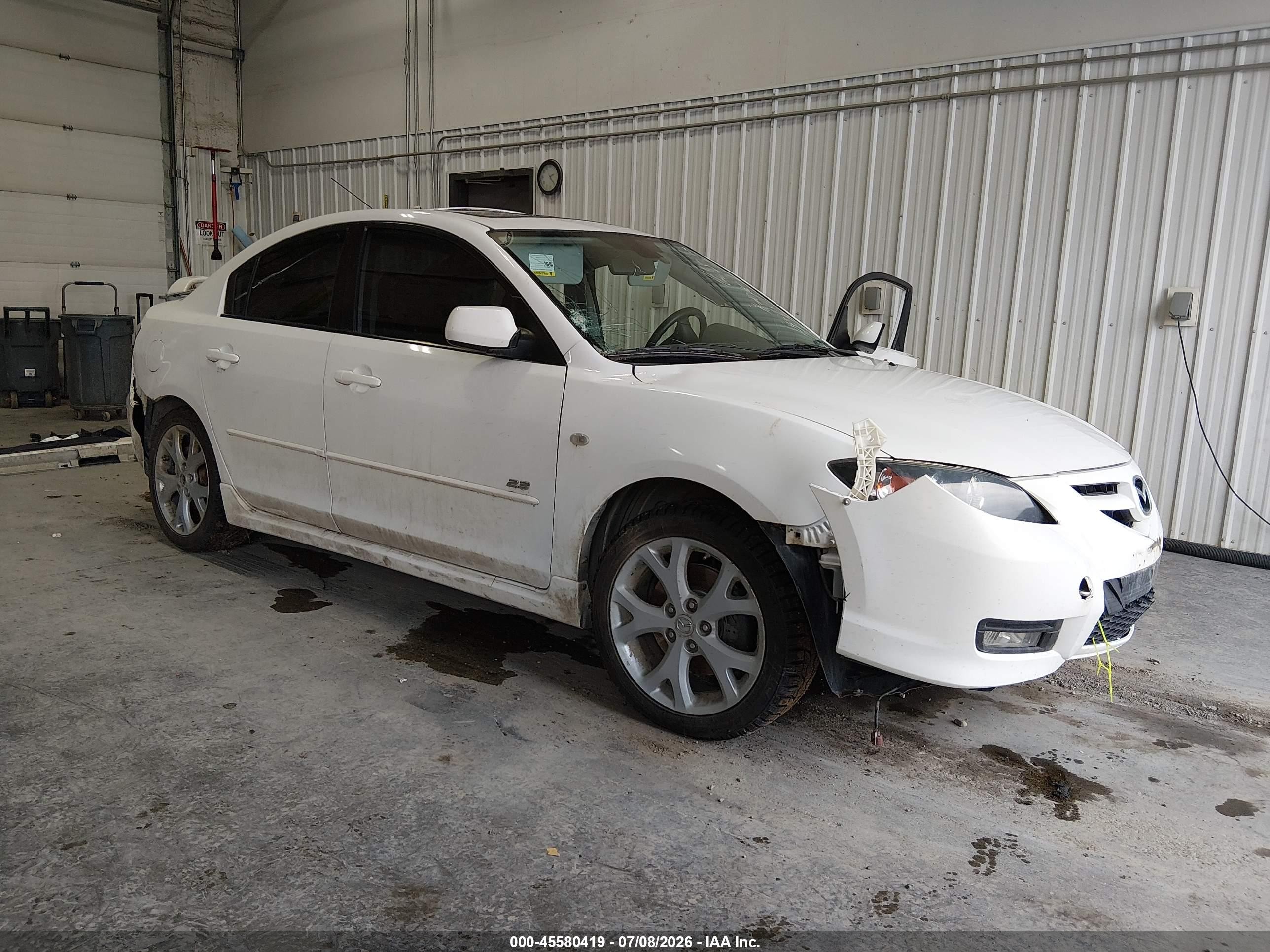 2007 Mazda Mazda3 S Grand Touring Синий vin: JM1BK323071631122