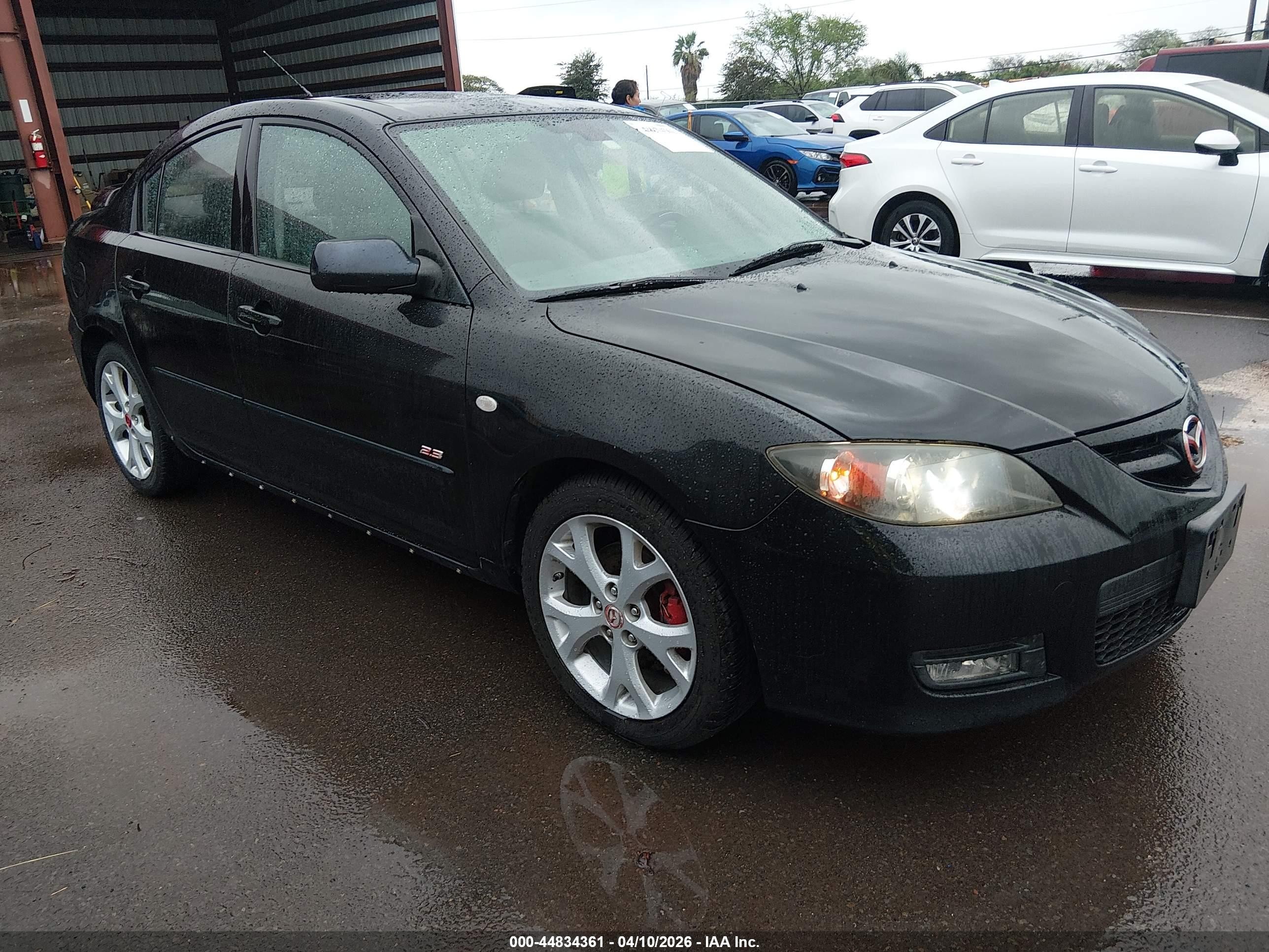 2007 Mazda Mazda3 S Grand Touring Black vin: JM1BK323071652343