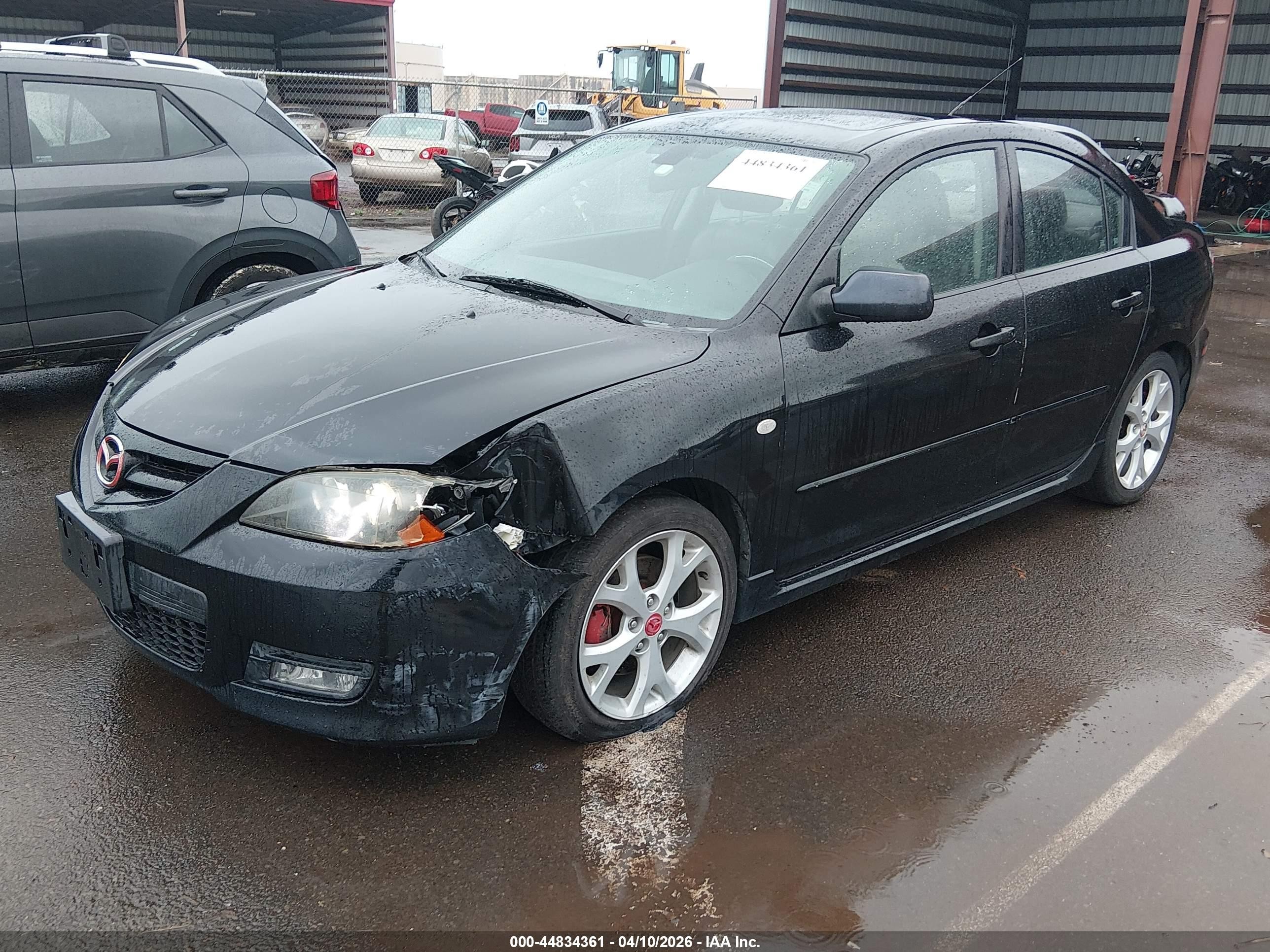 2007 Mazda Mazda3 S Grand Touring Black vin: JM1BK323071652343