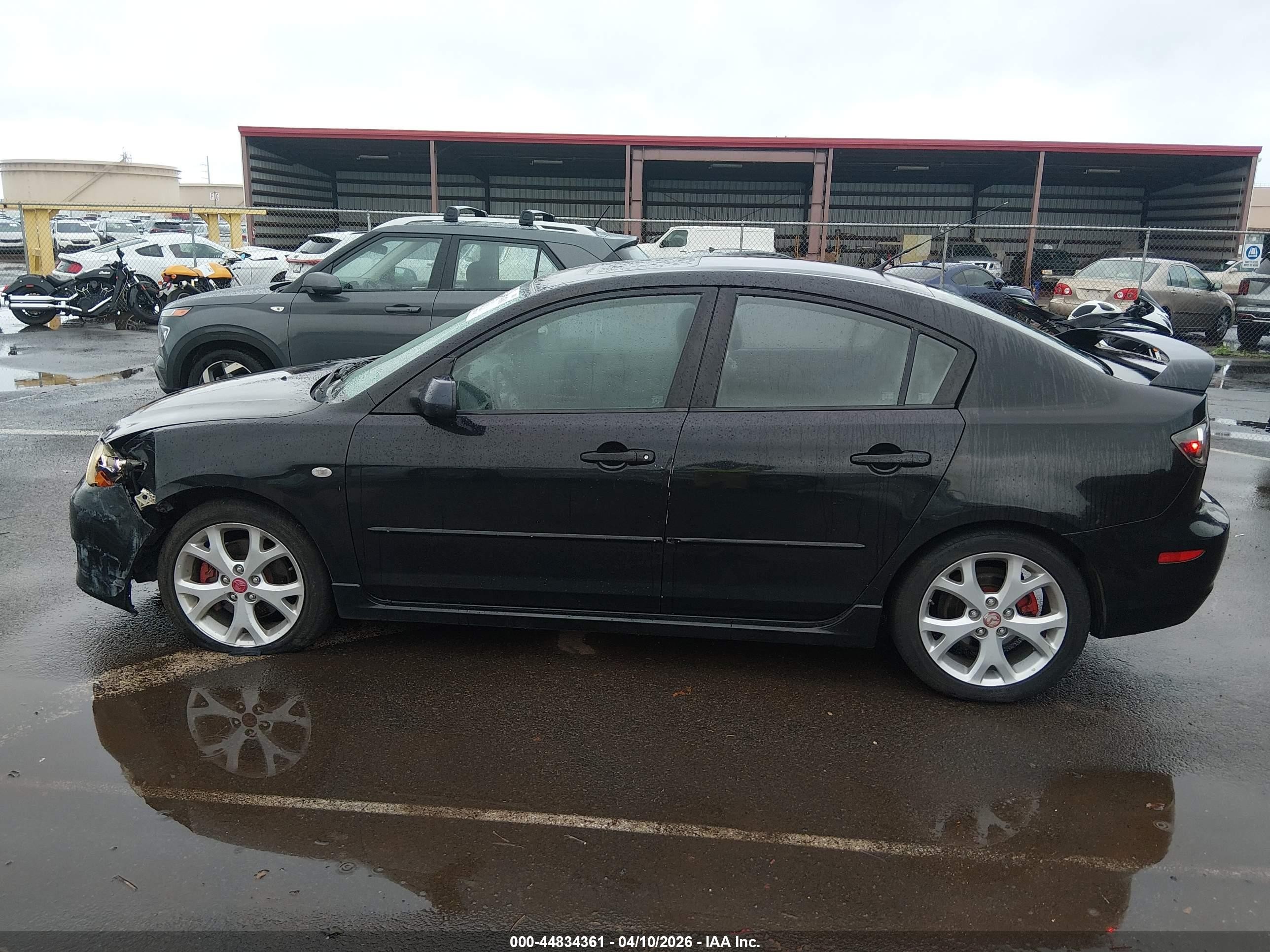 2007 Mazda Mazda3 S Grand Touring Black vin: JM1BK323071652343