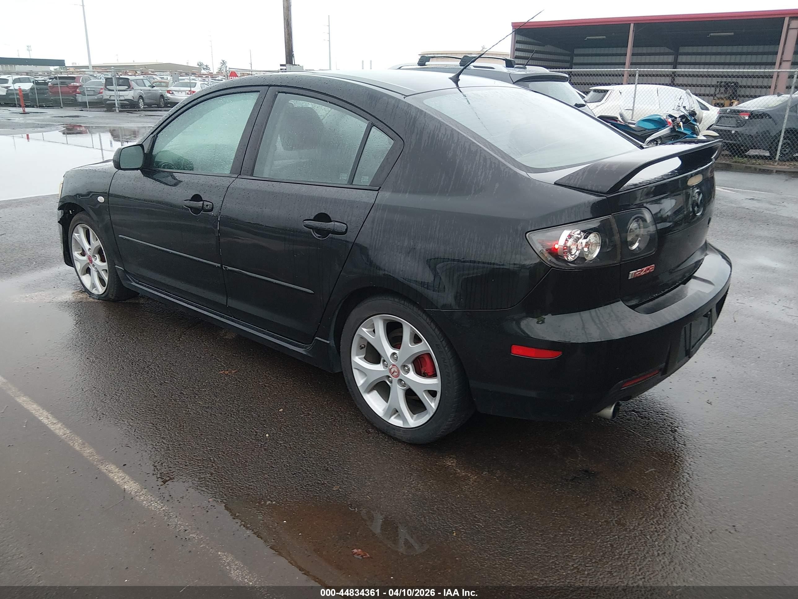2007 Mazda Mazda3 S Grand Touring Black vin: JM1BK323071652343