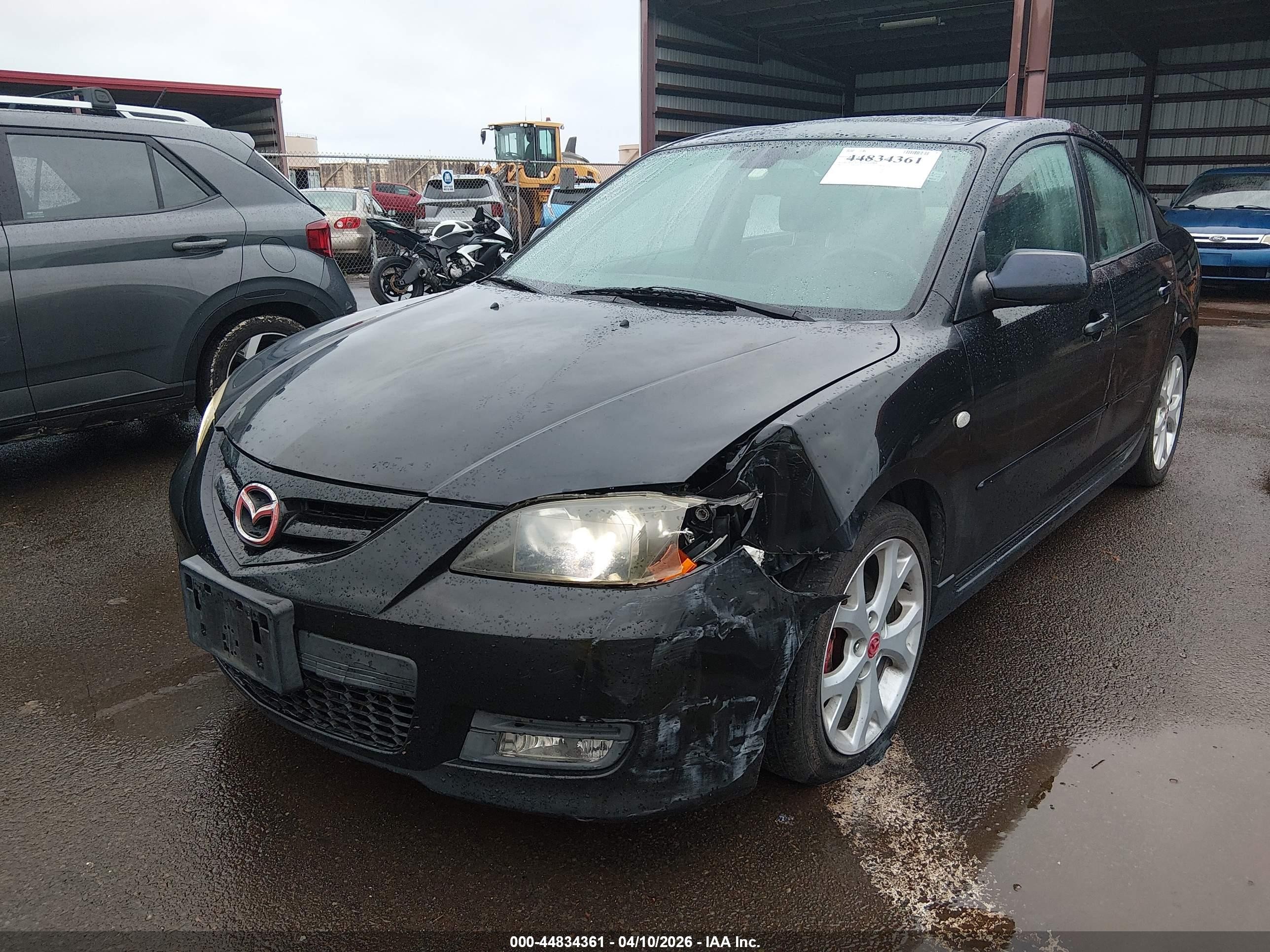 2007 Mazda Mazda3 S Grand Touring Black vin: JM1BK323071652343