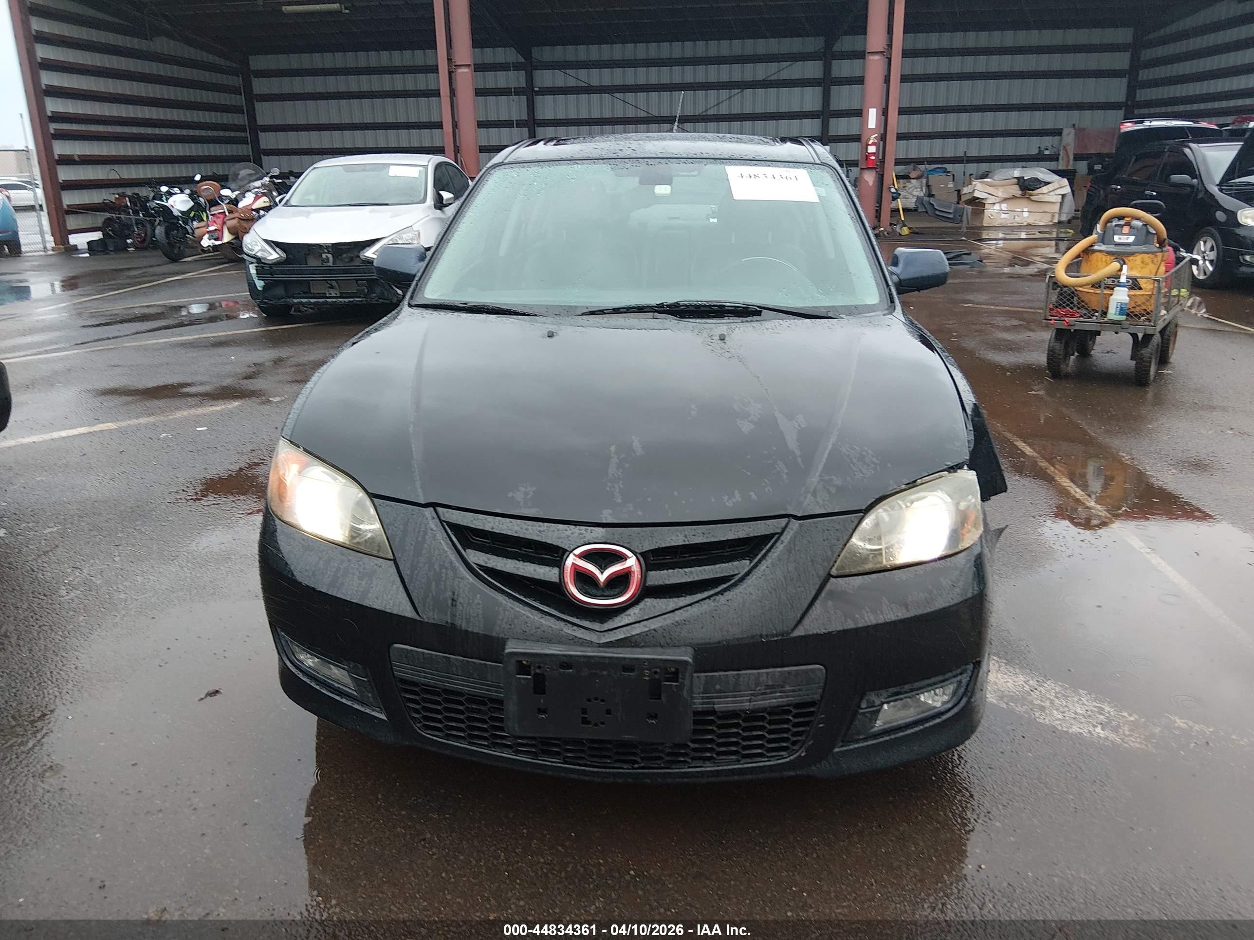 2007 Mazda Mazda3 S Grand Touring Black vin: JM1BK323071652343
