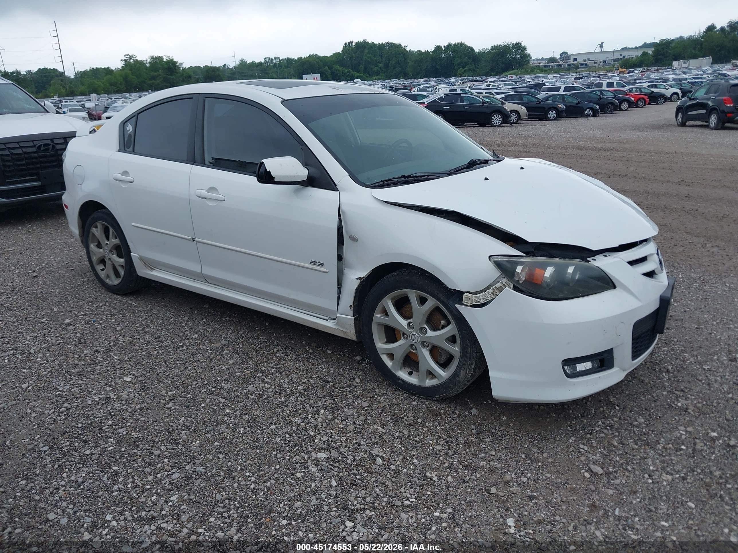 2008 Mazda Mazda3 S Touring White vin: JM1BK323081151986