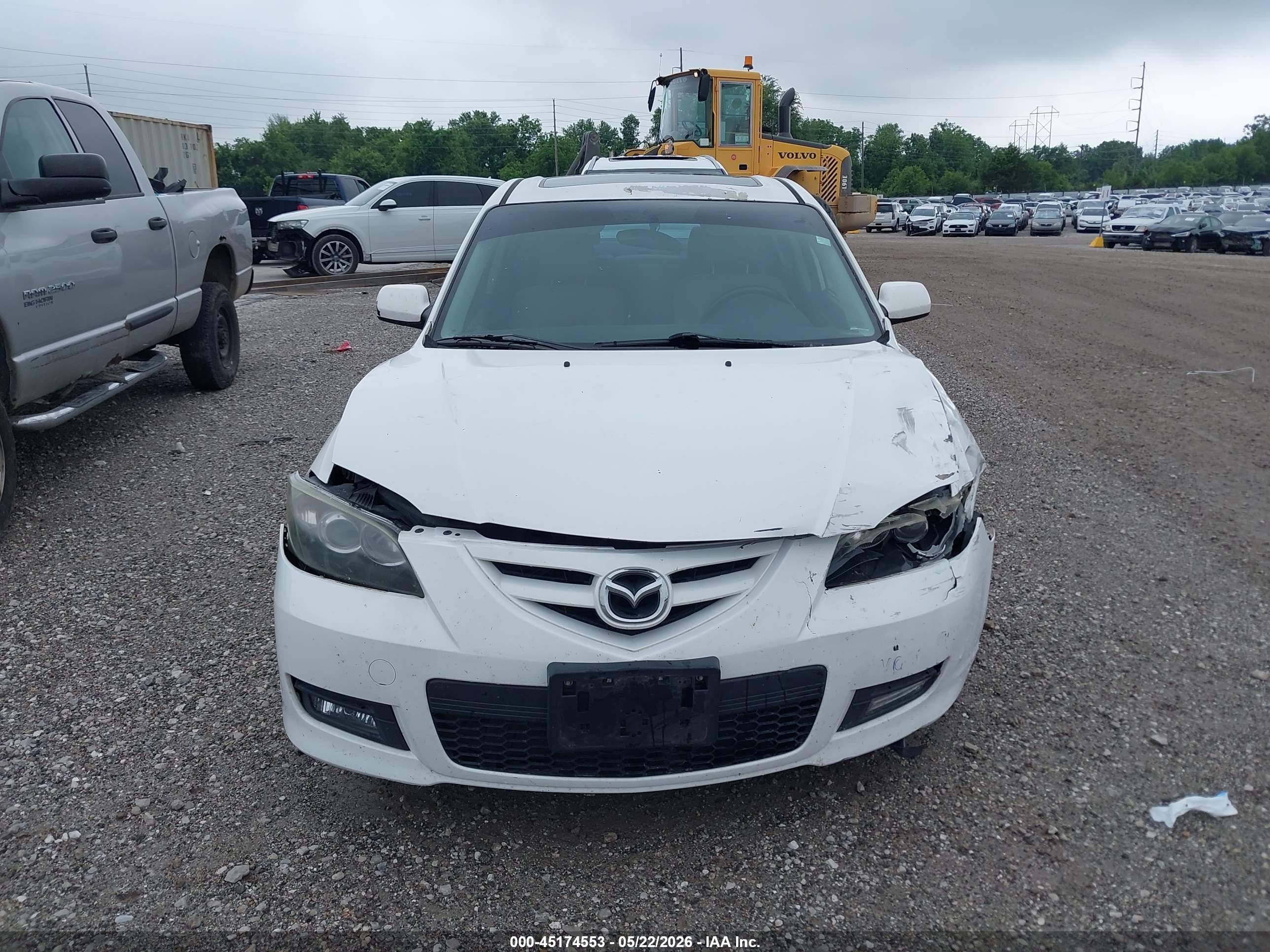2008 Mazda Mazda3 S Touring White vin: JM1BK323081151986