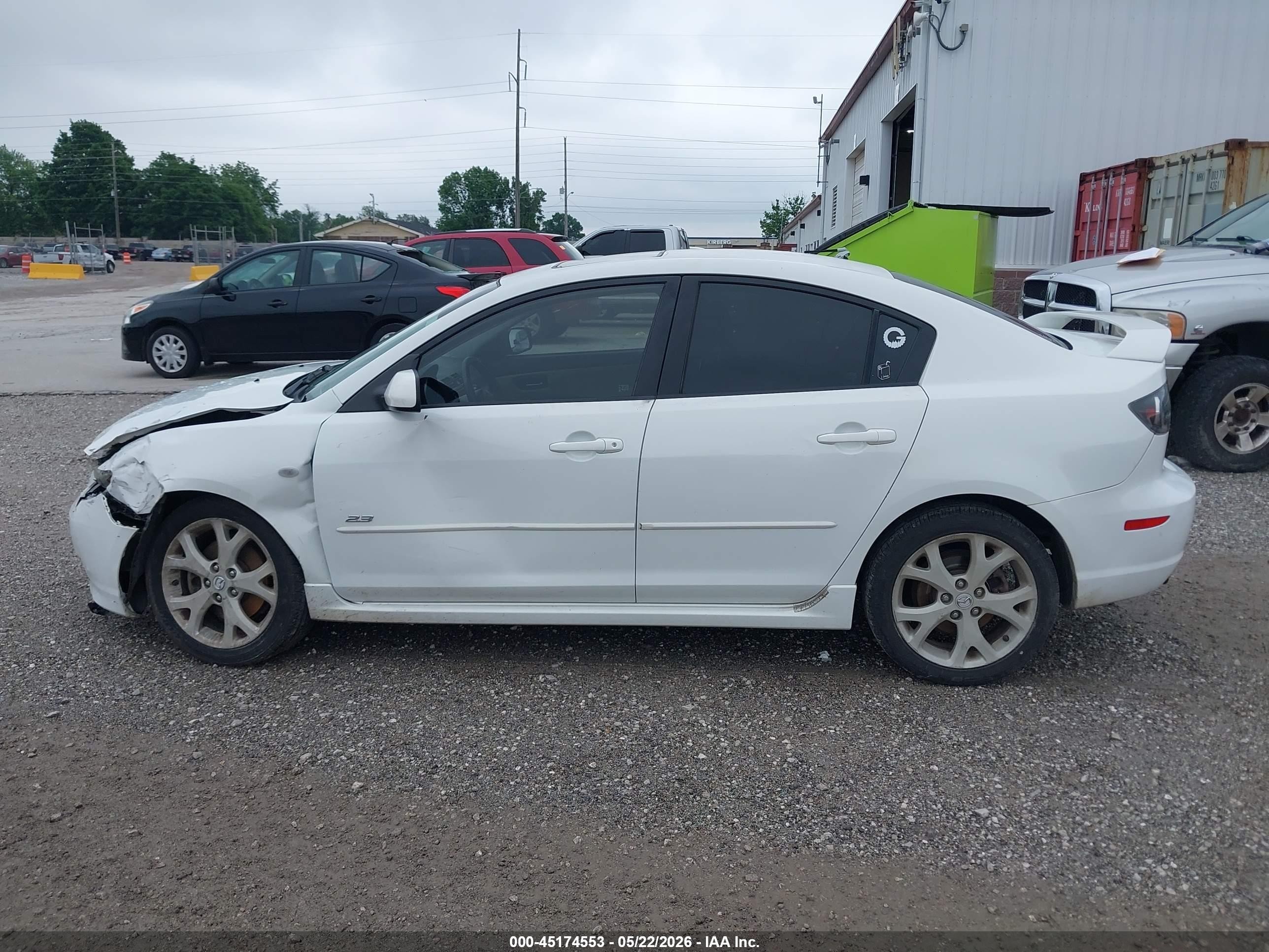 2008 Mazda Mazda3 S Touring White vin: JM1BK323081151986