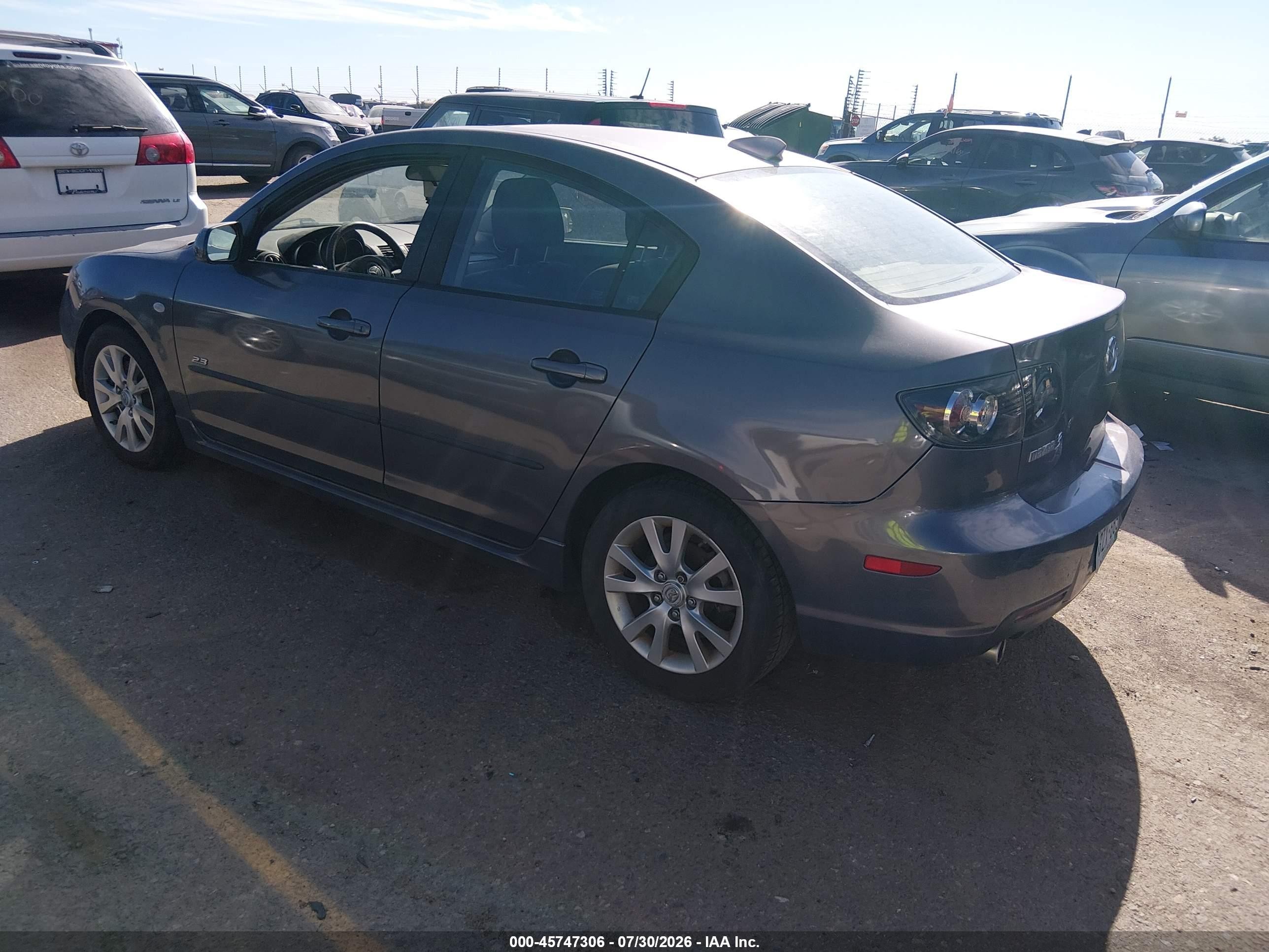 2008 Mazda Mazda3 S Sport Light Blue vin: JM1BK323081797061